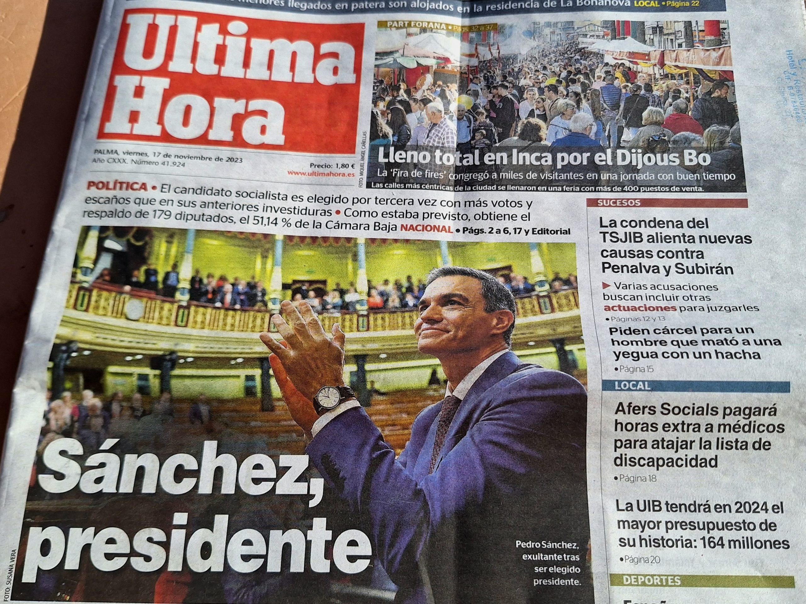 5 Minuten Mallorca | Nachrichten am 18. November 2023