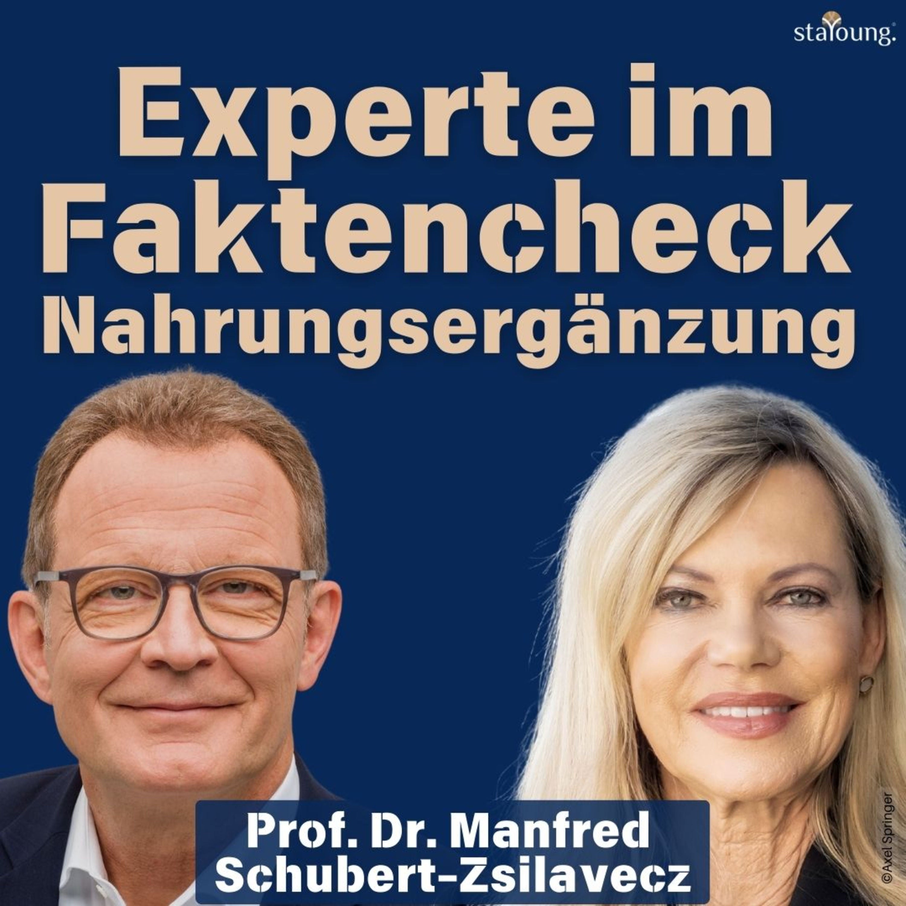 Prof. Dr. Manfred Schubert-Zsilavecz – Experte im Faktencheck Nahrungsergänzung