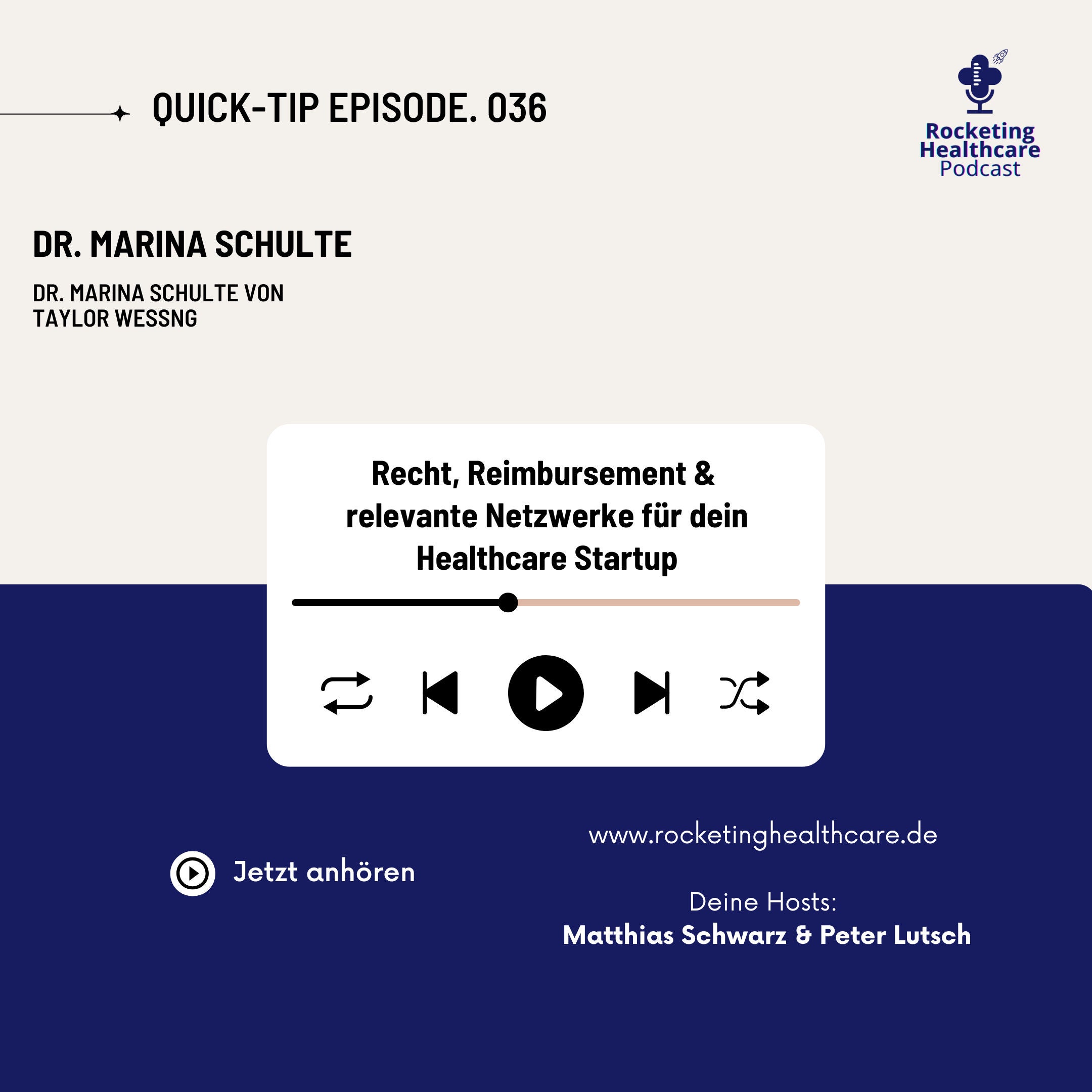 QuickTips #36: Mit Rechtsanwältin Dr. Marina Schulte von Taylor Wessing