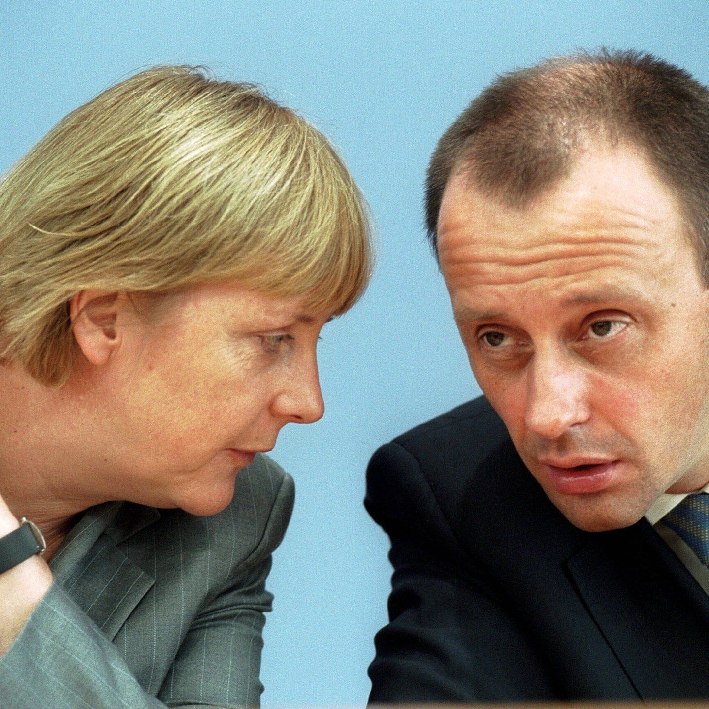 Angela Merkel kickt Friedrich Merz weg | 23.9.2002
