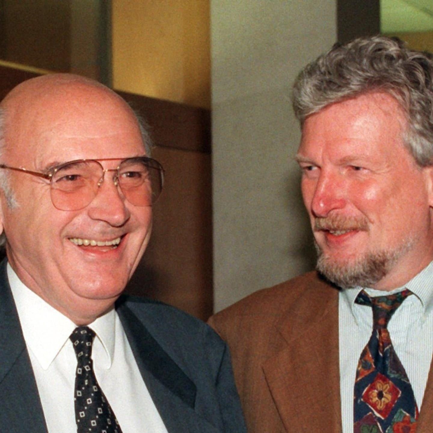 Intendanten von SDR und SWF schlagen gemeinsamen Sender vor | Hermann Fünfgeld und Peter Voß | 15.8.1996