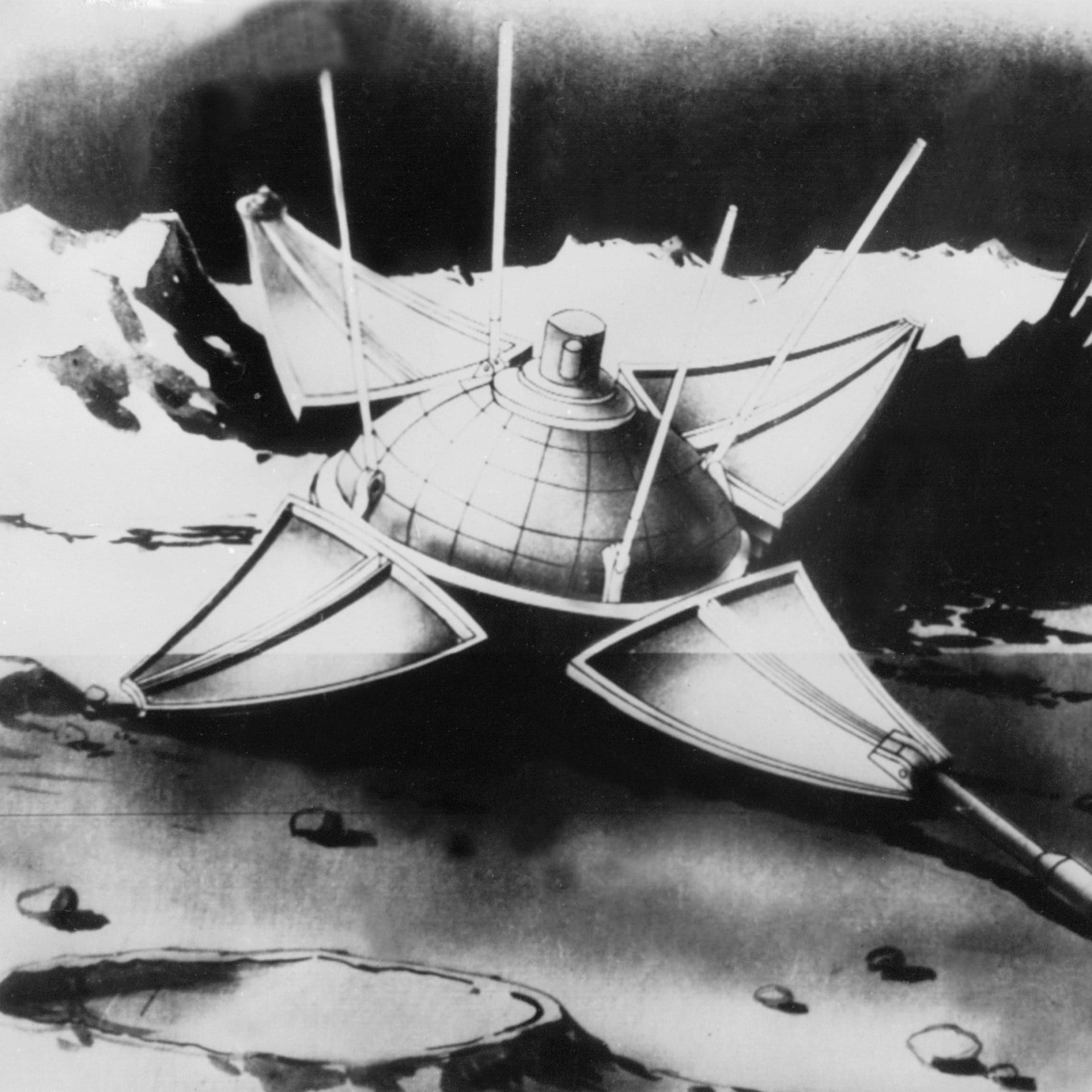Sowjetische Luna 9 setzt auf der Mondoberfläche auf | 3.2.1966