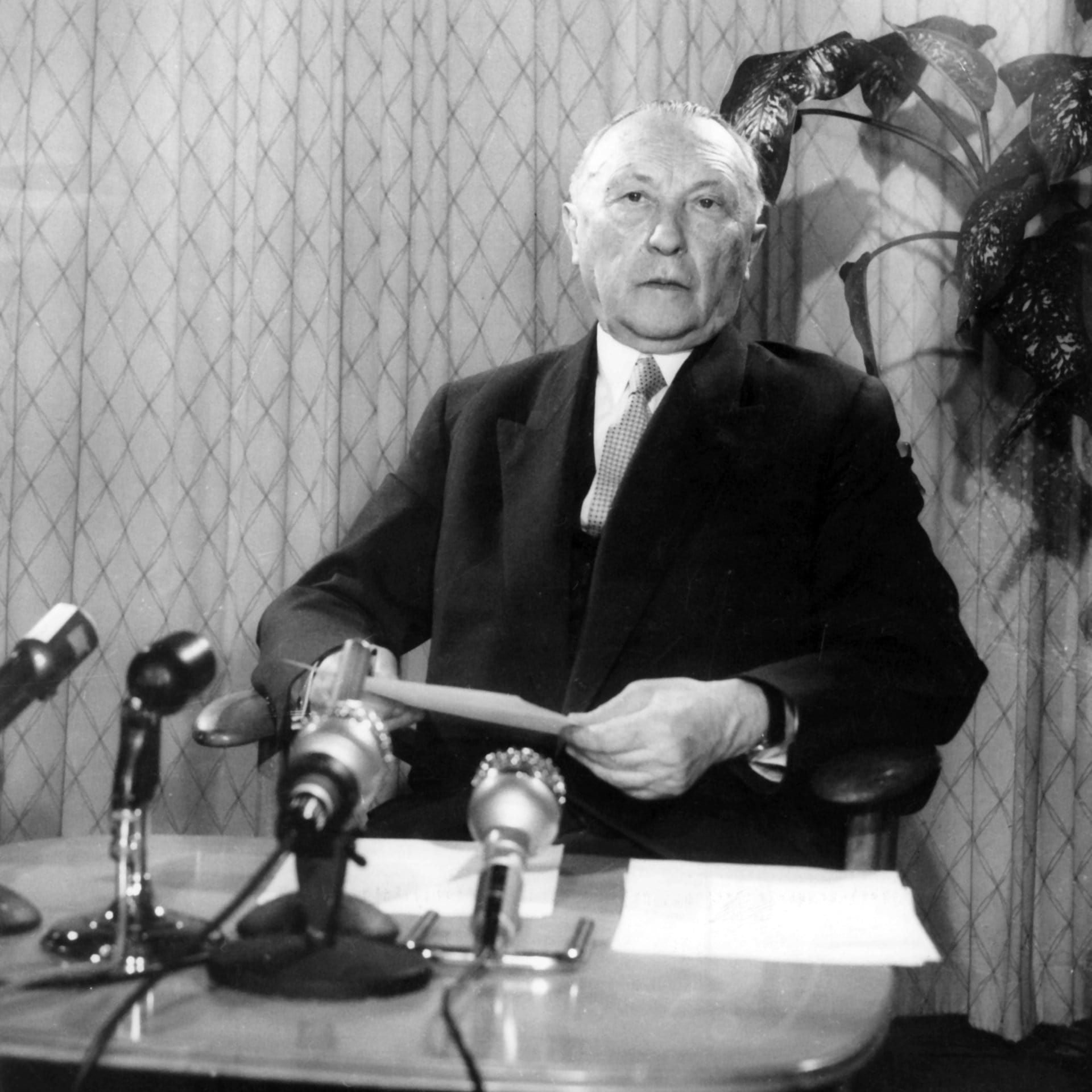 Konrad Adenauer plant "Deutschland-Fernsehen" | 27.7.1959