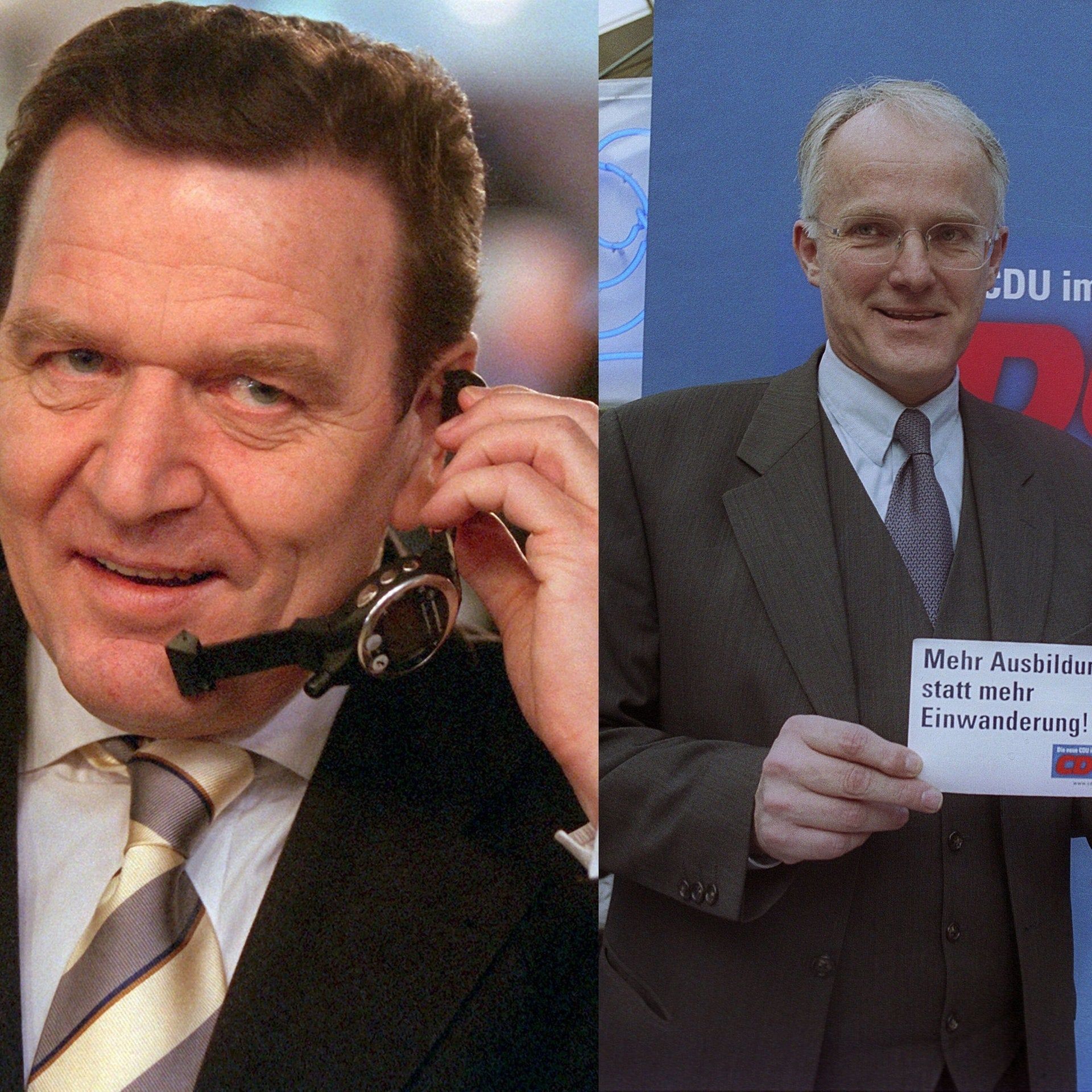 Schröder will Greencard, CDU will „Kinder statt Inder“ | 20.2. bis 10.3.2000