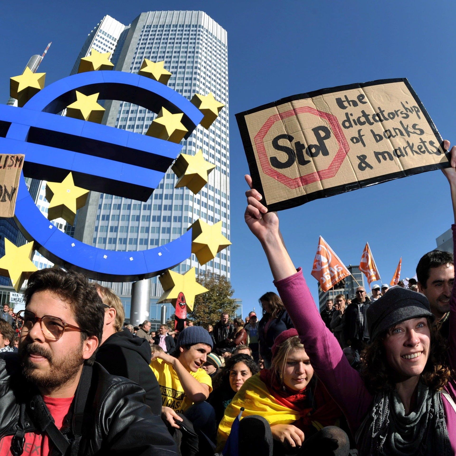 Occupy Wall Street in Frankfurt | 15.10.2011