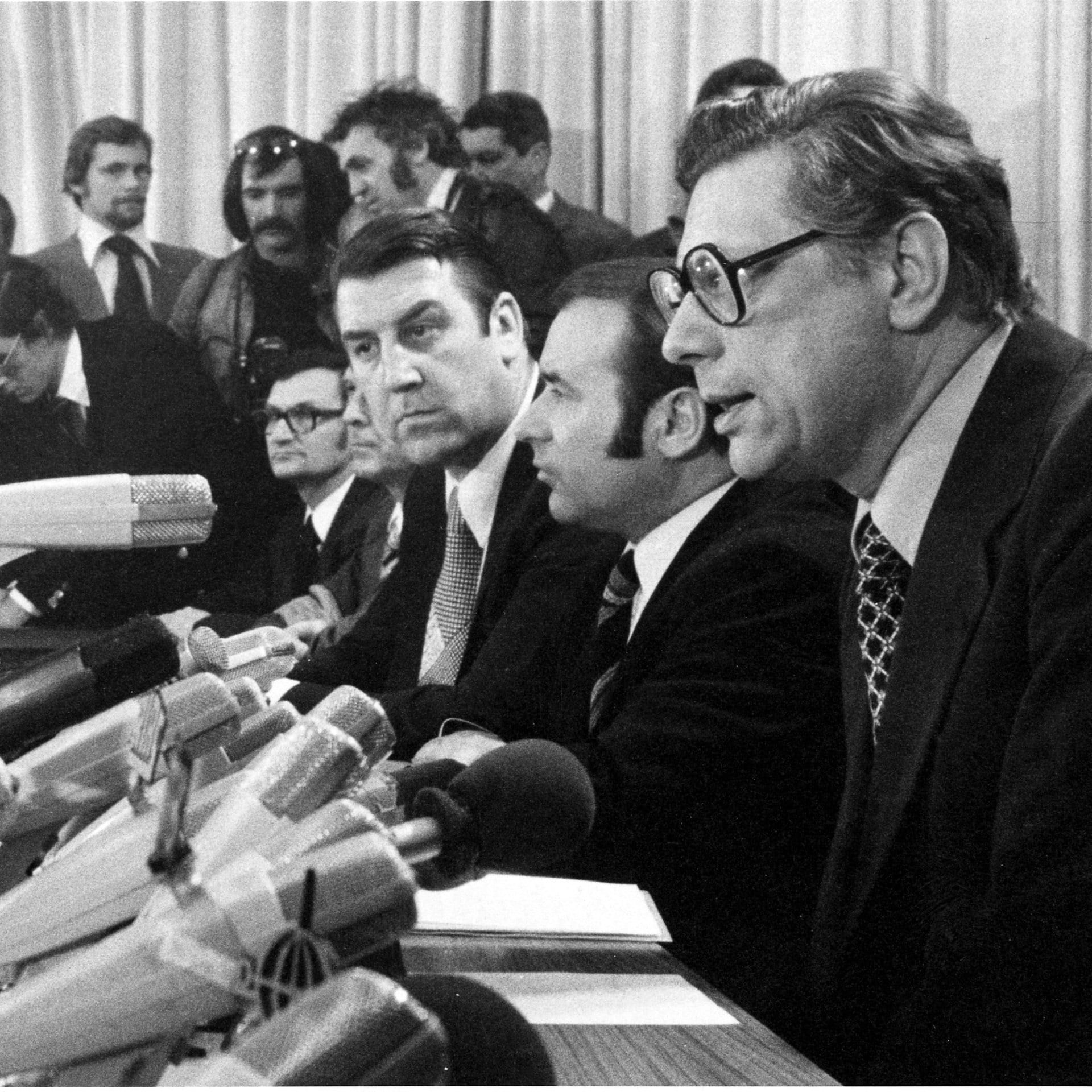 Pressekonferenz: Peter Lorenz ist frei | 5.3.1975 | RAF