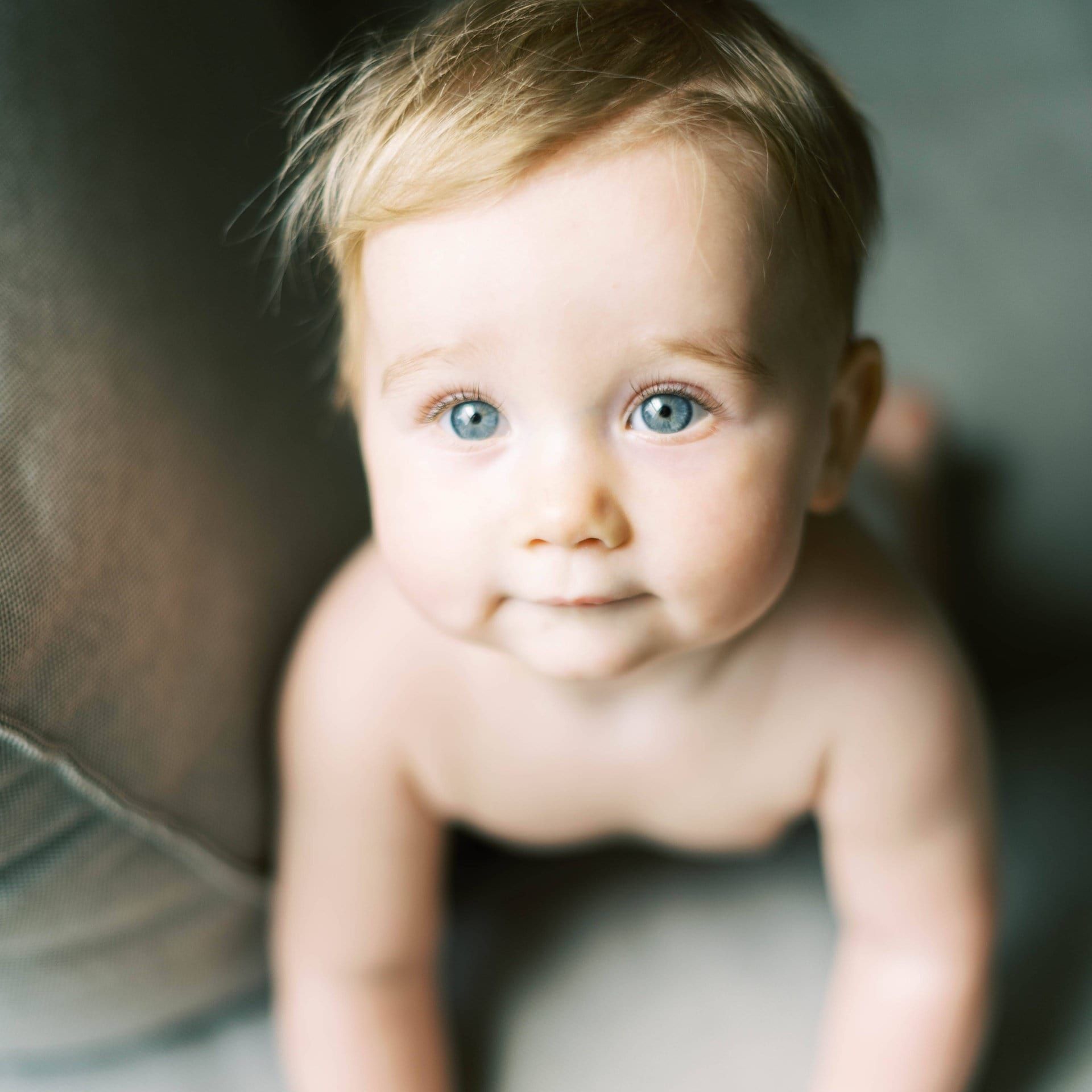 Warum sind Baby-Augen blau?