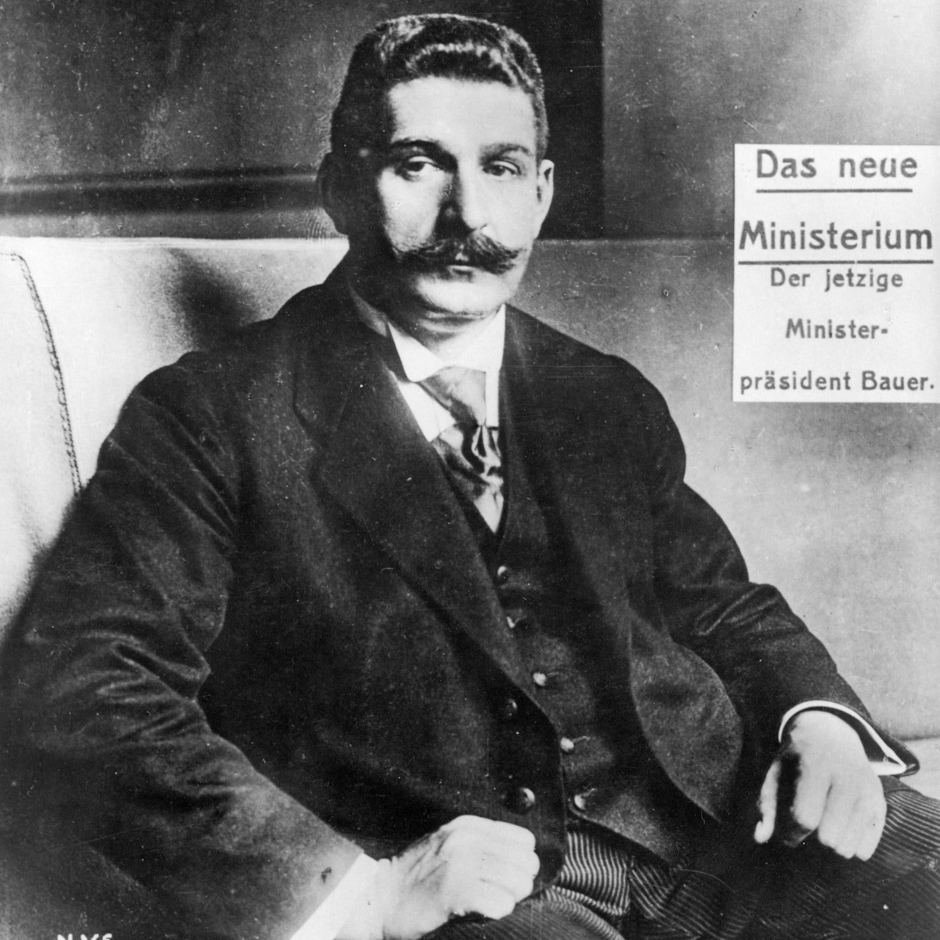 Versailler Vertrag: Reichskanzler Bauer erklärt Zustimmung | 23.6.1919