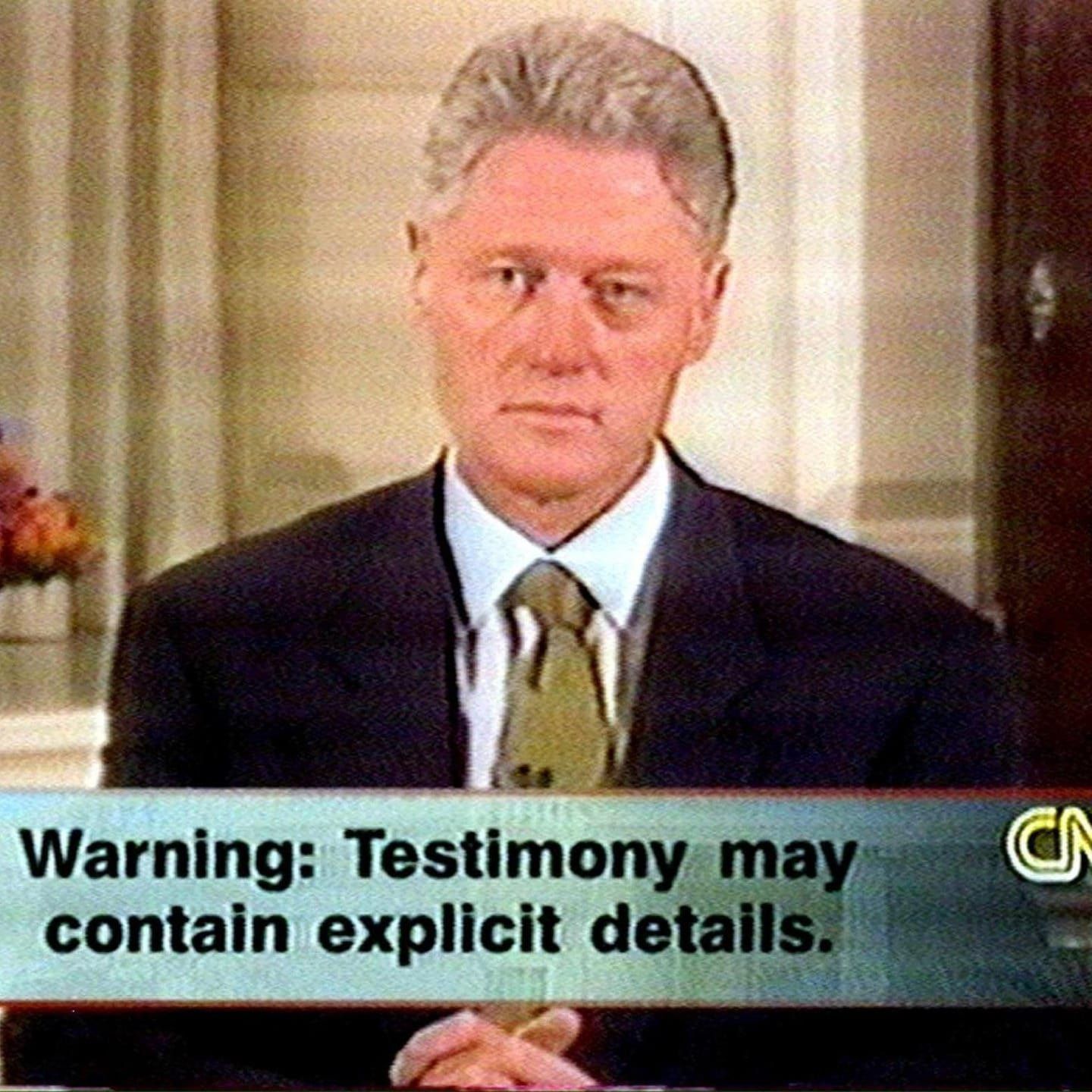 Video mit Bill Clintons Affären-Geständnis läuft im Fernsehen | 21.9.1998