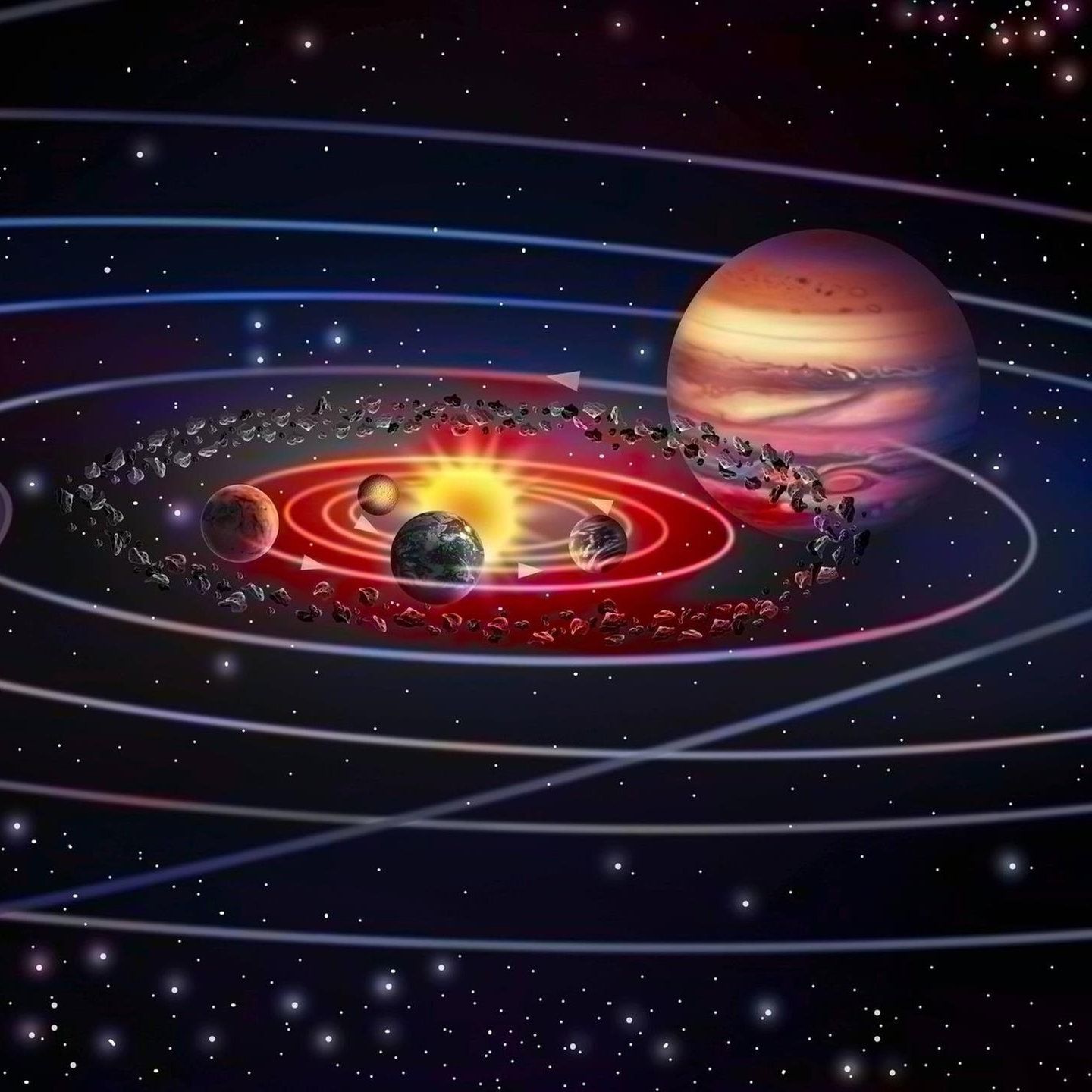 Warum sind Planeten immer rund?