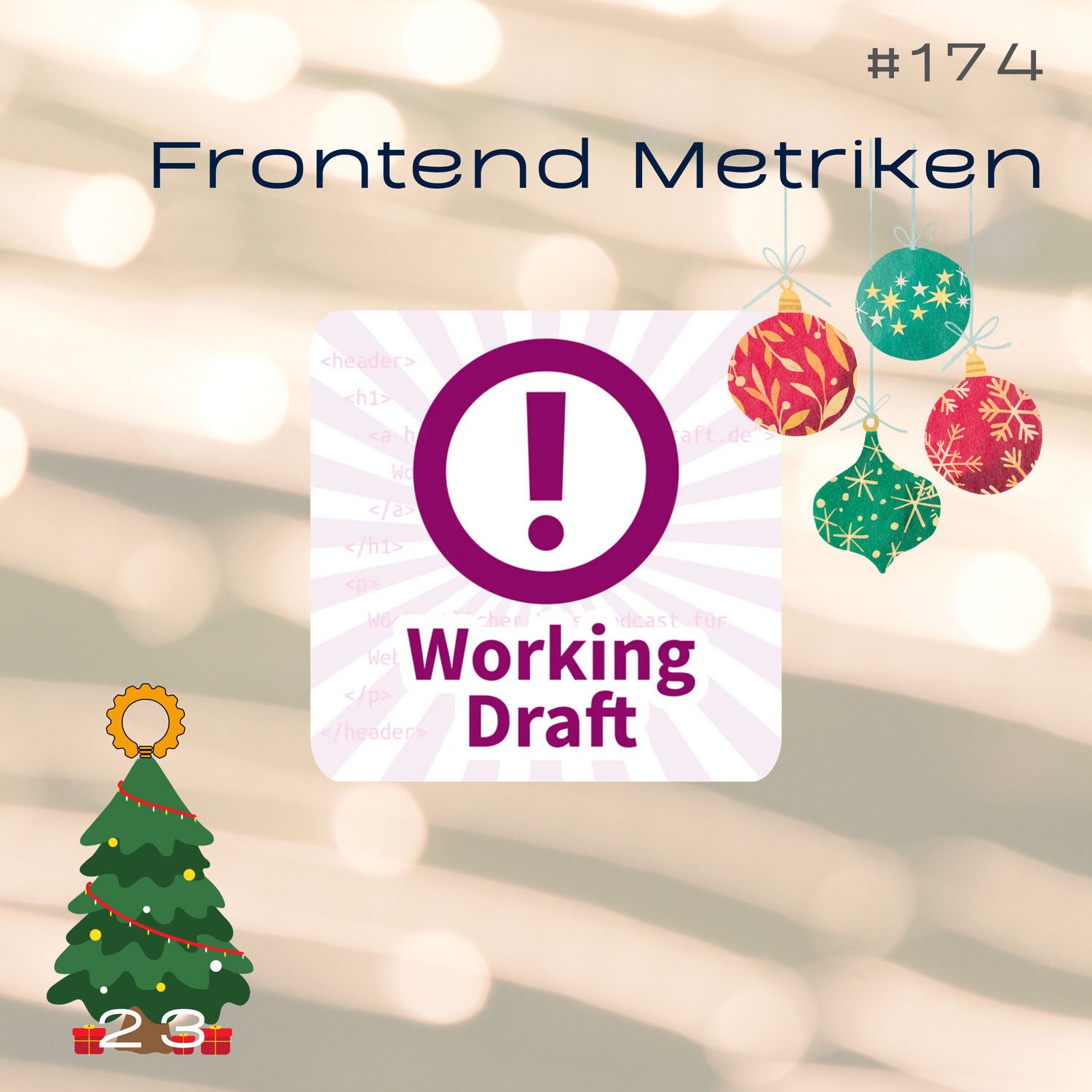 #174 Frontend-Engineering Metriken im Team einführen mit dem Working Draft Podcast