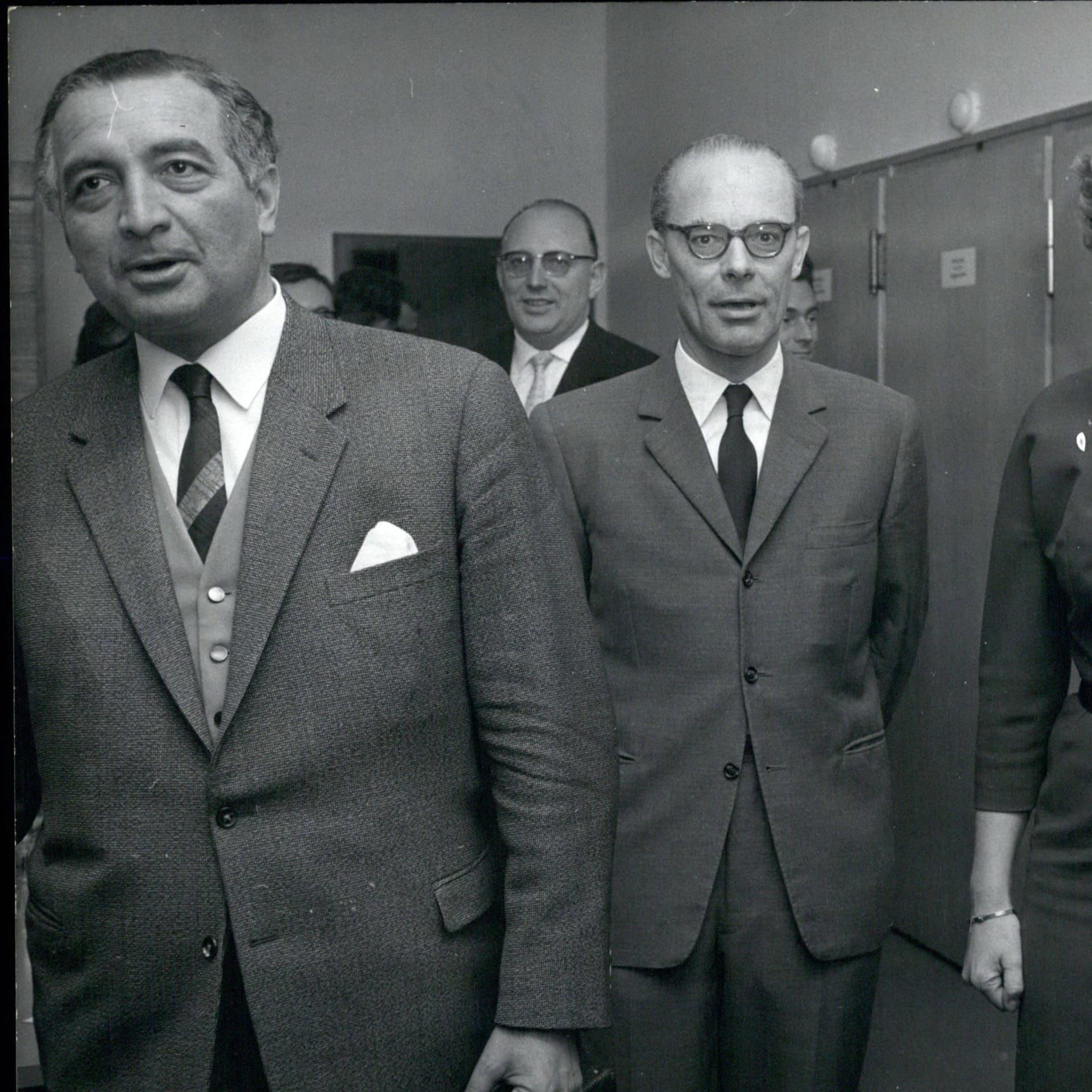 Erich Mende verkündet Rücktritt der FDP-Minister | 19.11.1962 | SPIEGEL-Affäre