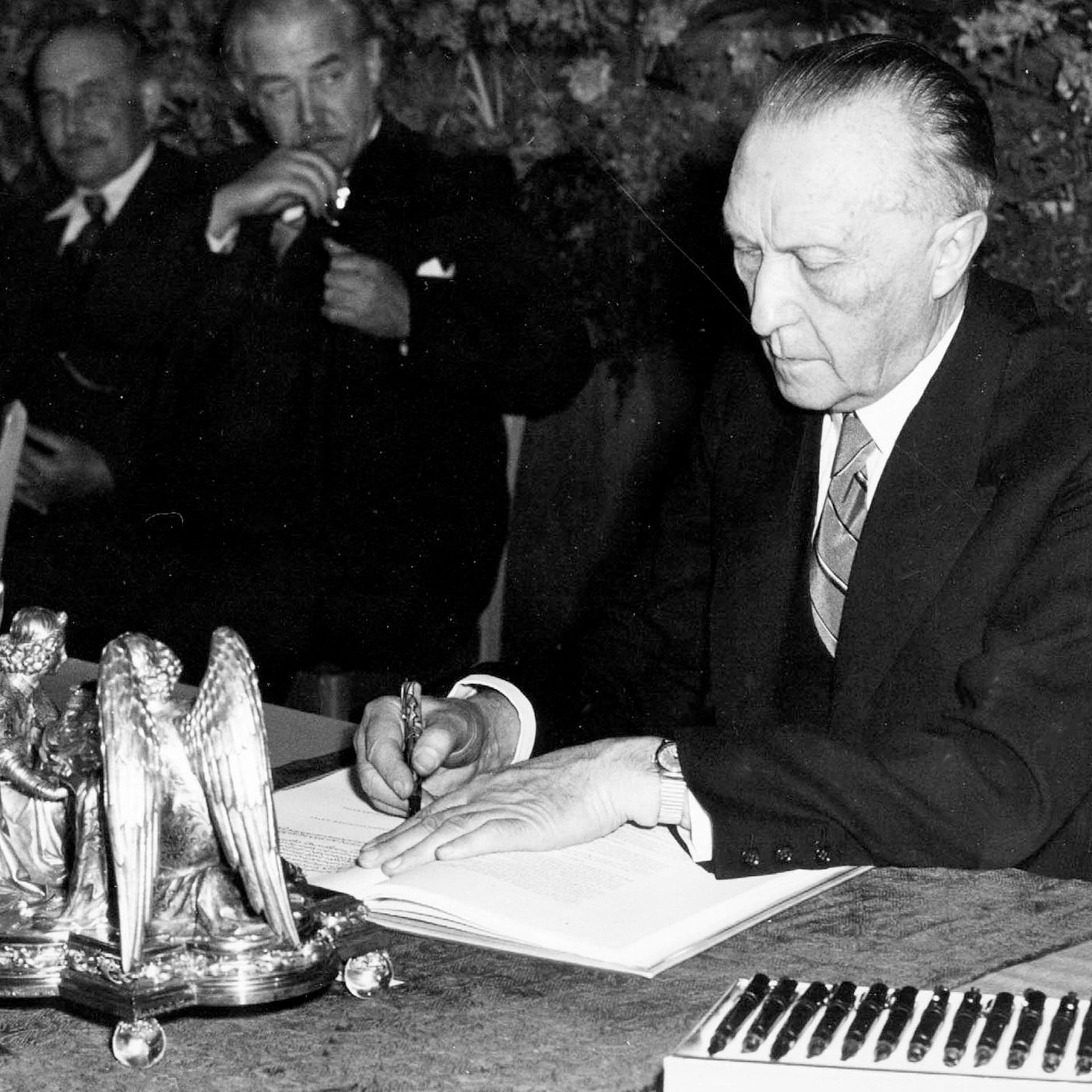 Grundgesetz unterzeichnet – trotz Ablehnung Bayerns | 23.5.1949