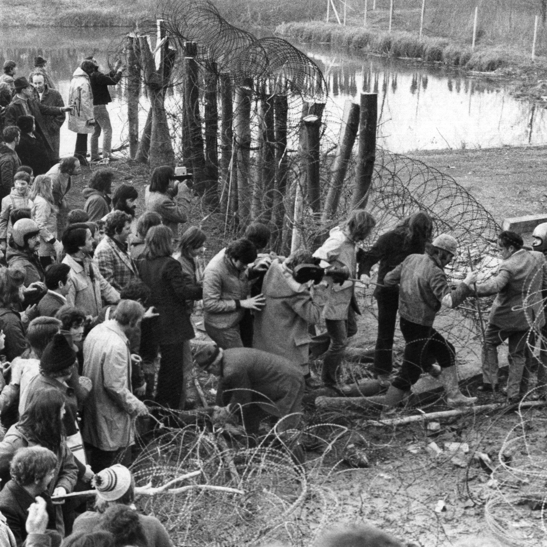 Widerstand gegen Atomkraftwerk Wyhl eskaliert | 17. bis 27.2.1975 | Kernenergie
