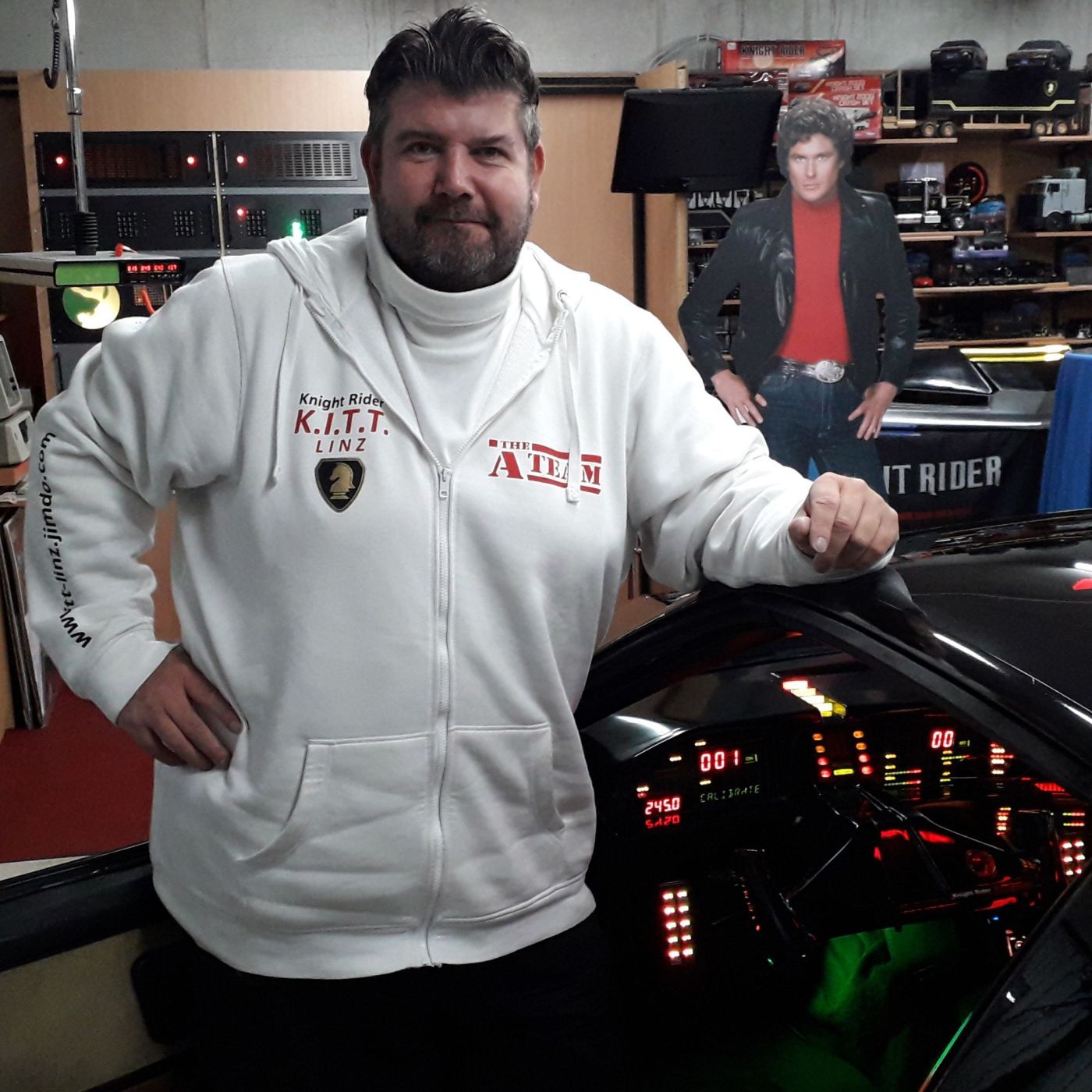 Er hat das "Knight-Rider-Auto" nachgebaut