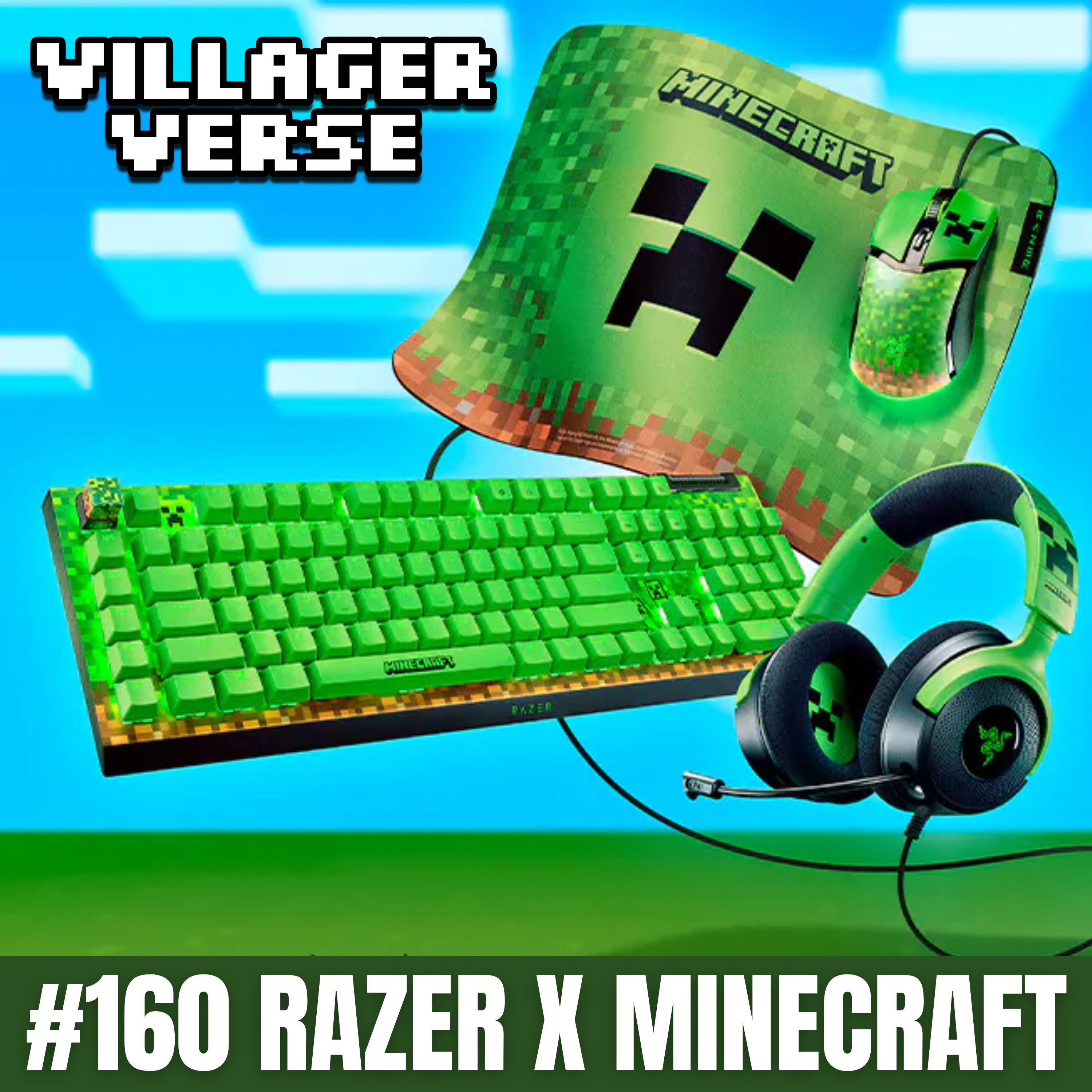 Razer x Minecraft Edition: Tastatur, Maus, Headset, Mauspad getestet! 🟩 #160