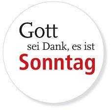 Ein doppeltes Geschenk: der Sonntag