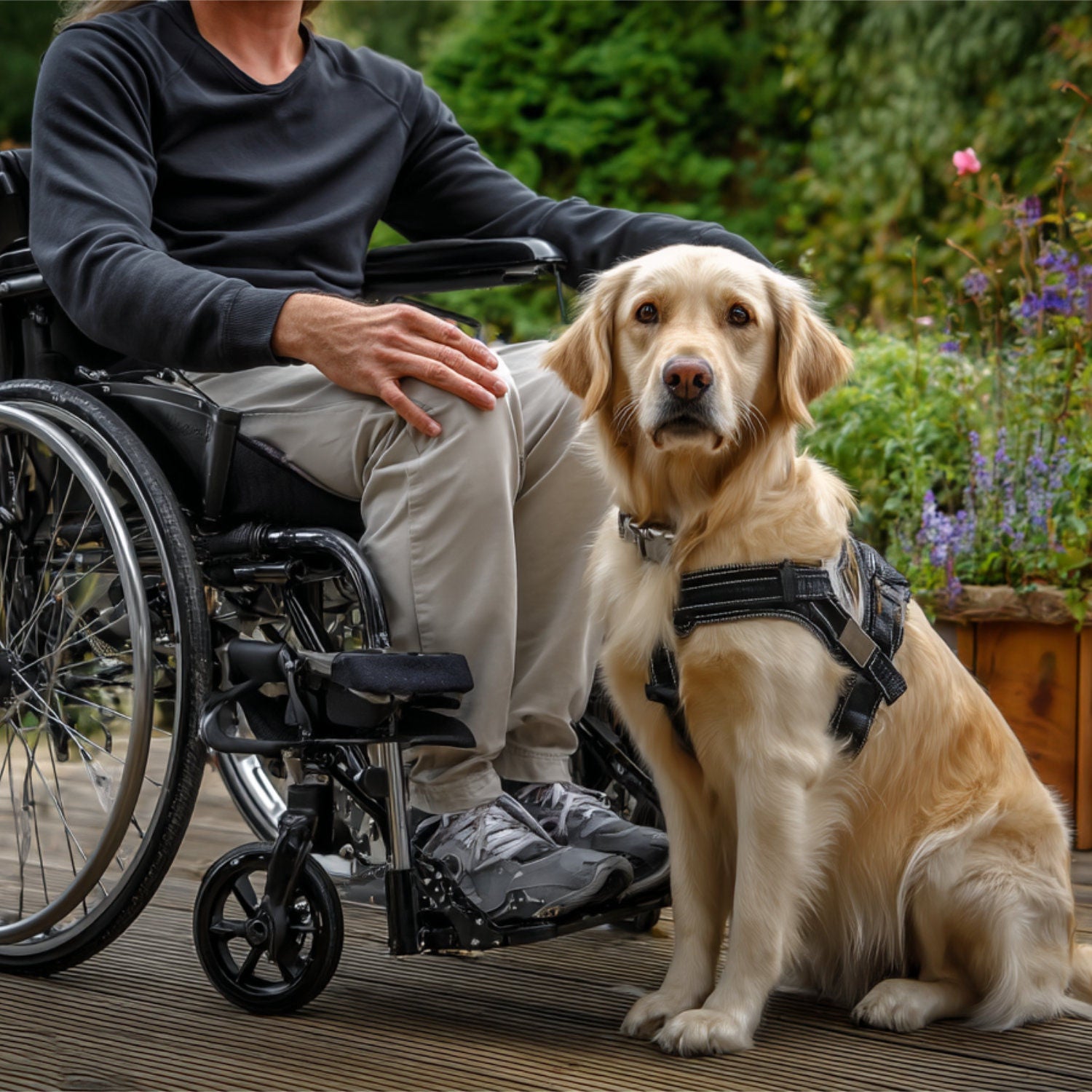 Therapie-Hund erlaubt, Hundezaun verboten