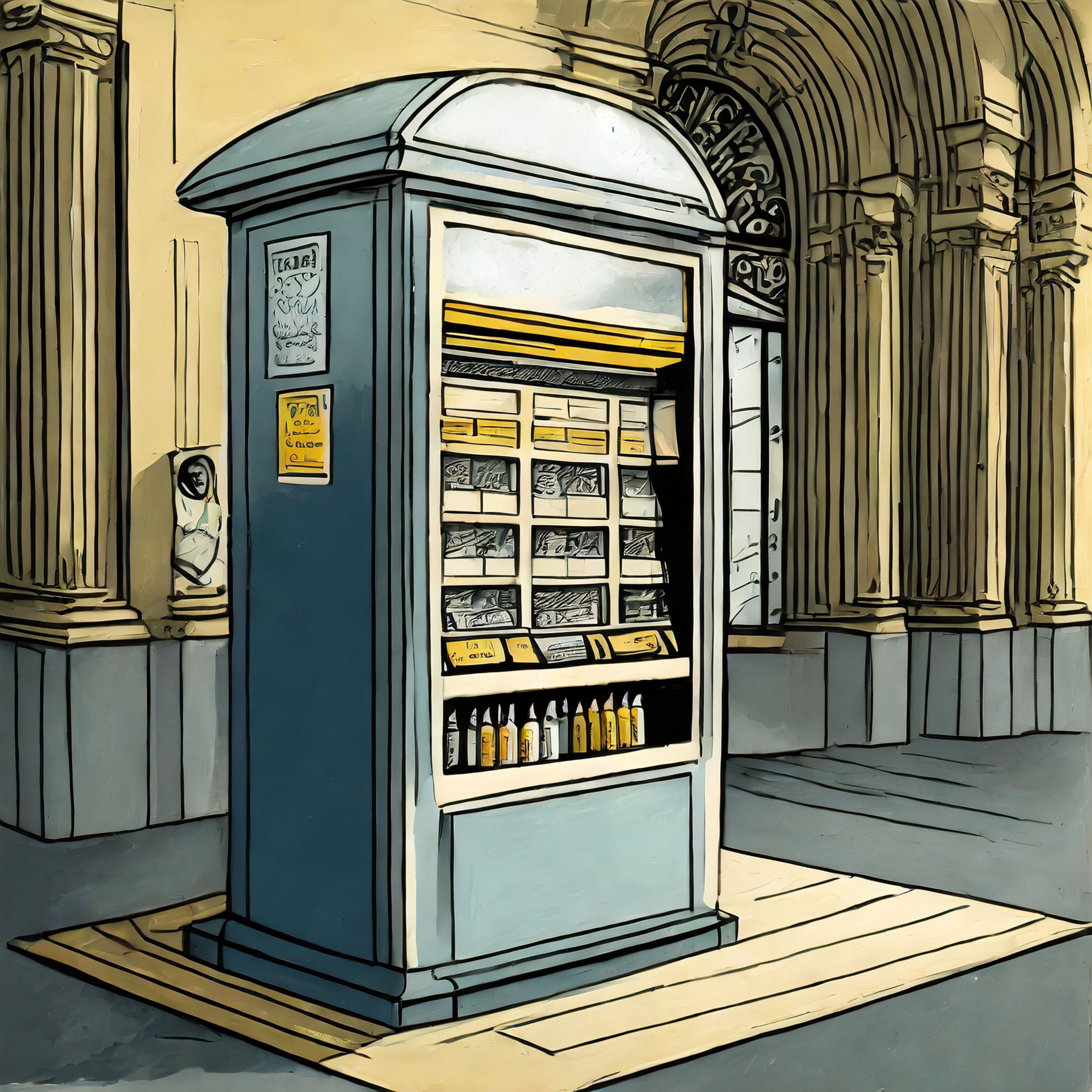 Der Automat im Kanzleramt