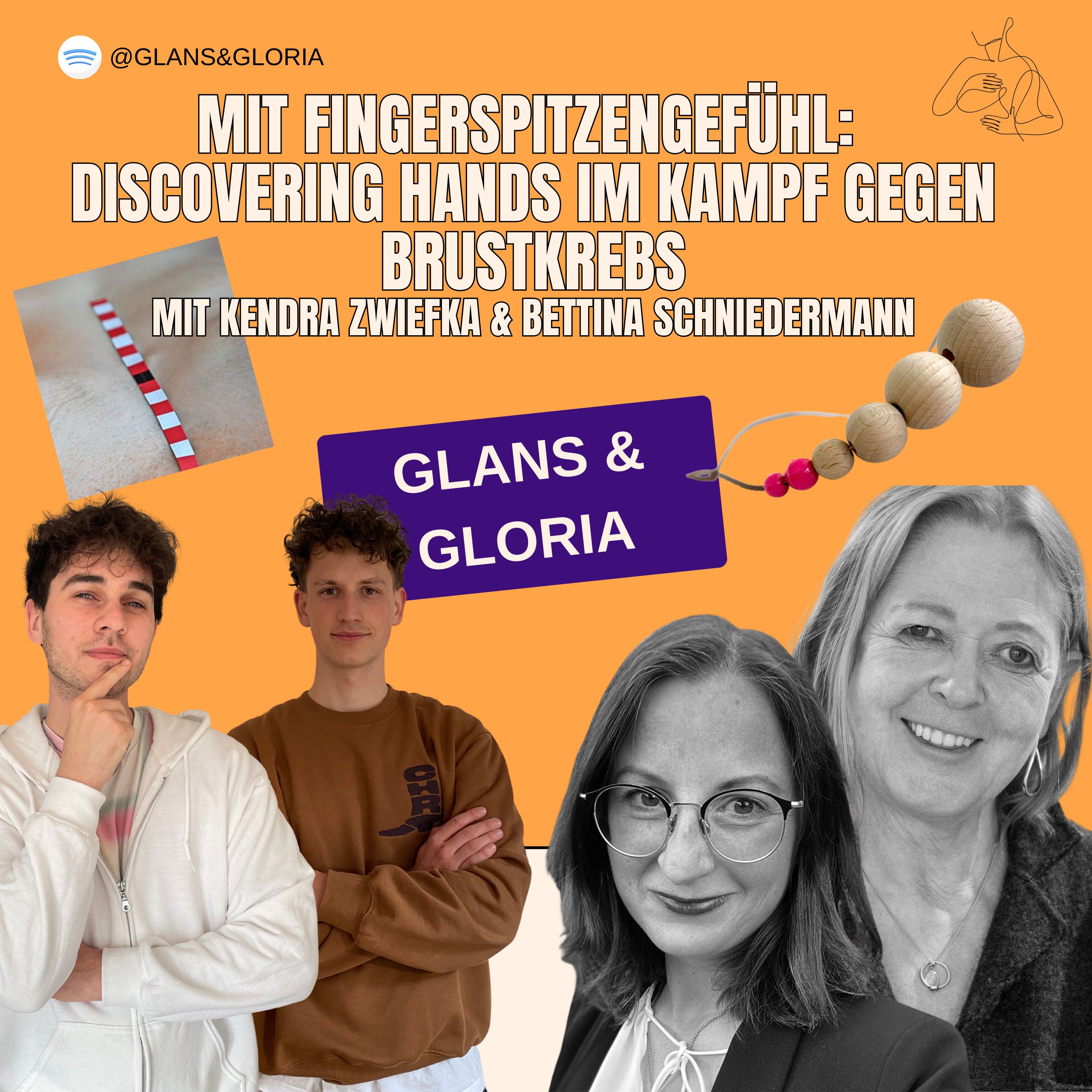 Brustkrebsvorsorge mit Discovering Hands | Kendra Zwiefka & Bettina Schniedermann #016
