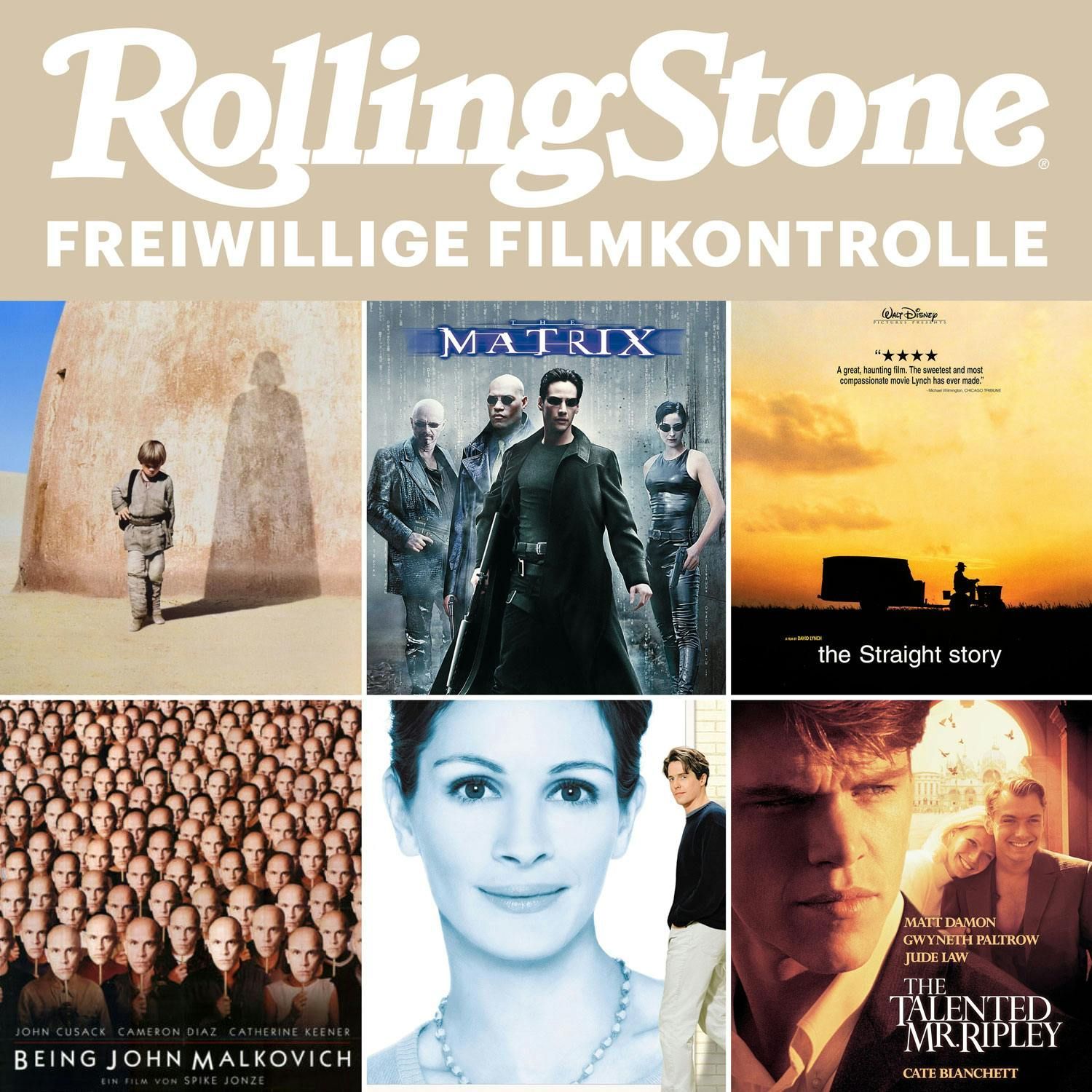 1999: Matrix, Phantom Menace, Malkovich, Notting Hill, Straight Story, The Limey und mehr