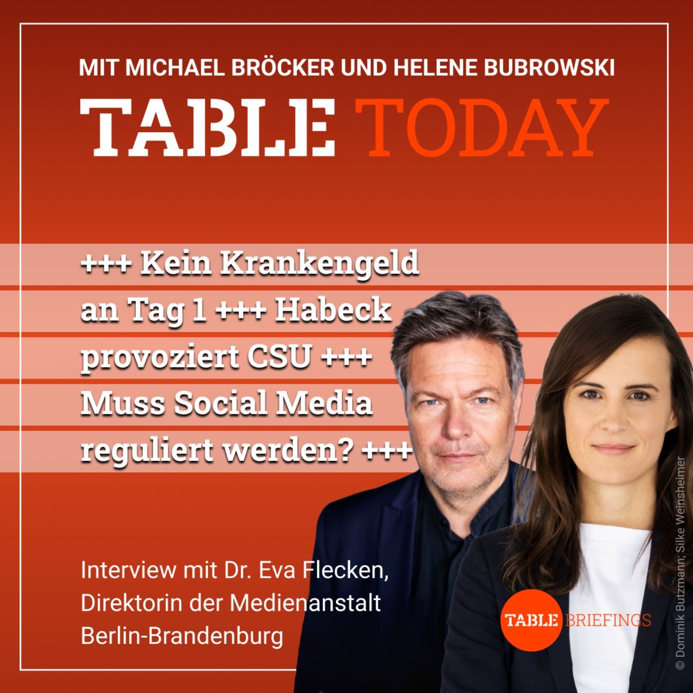 ++Kein Krankengeld an Tag 1++Habeck provoziert CSU++Muss Social Media reguliert werden?++