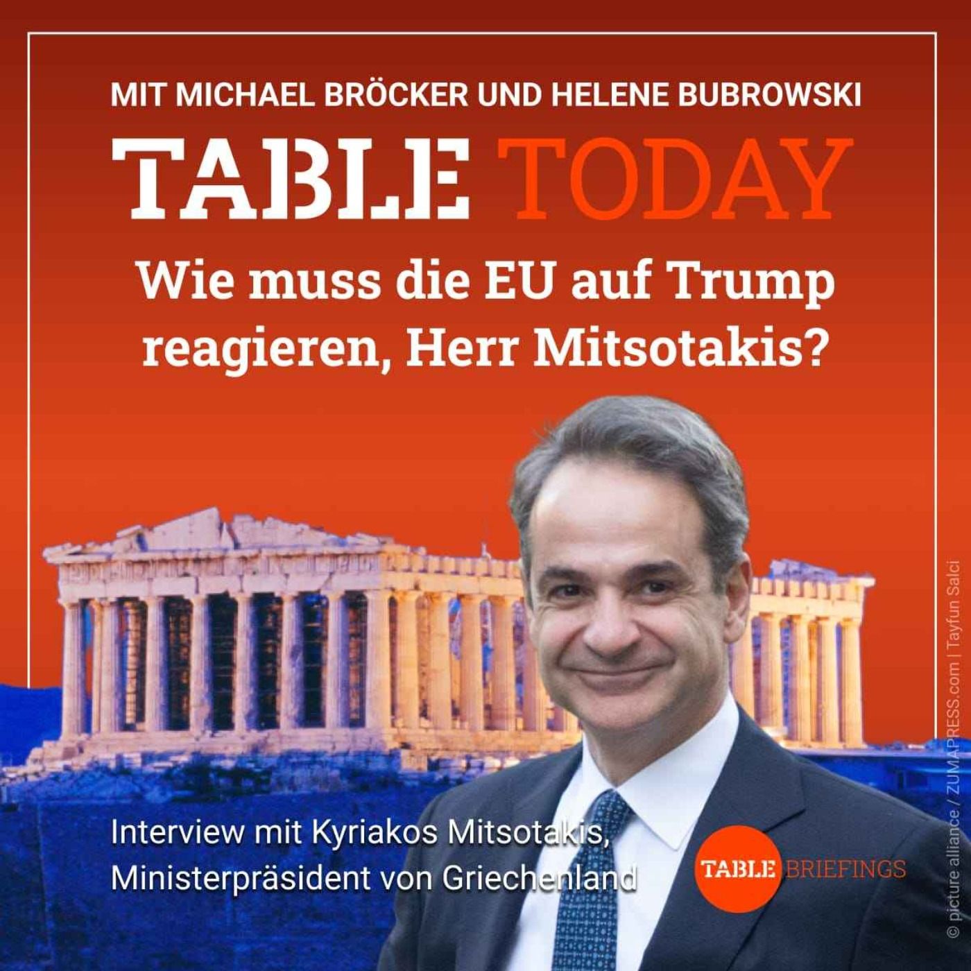 Wie muss die EU auf Trump reagieren, Herr Mitsotakis?