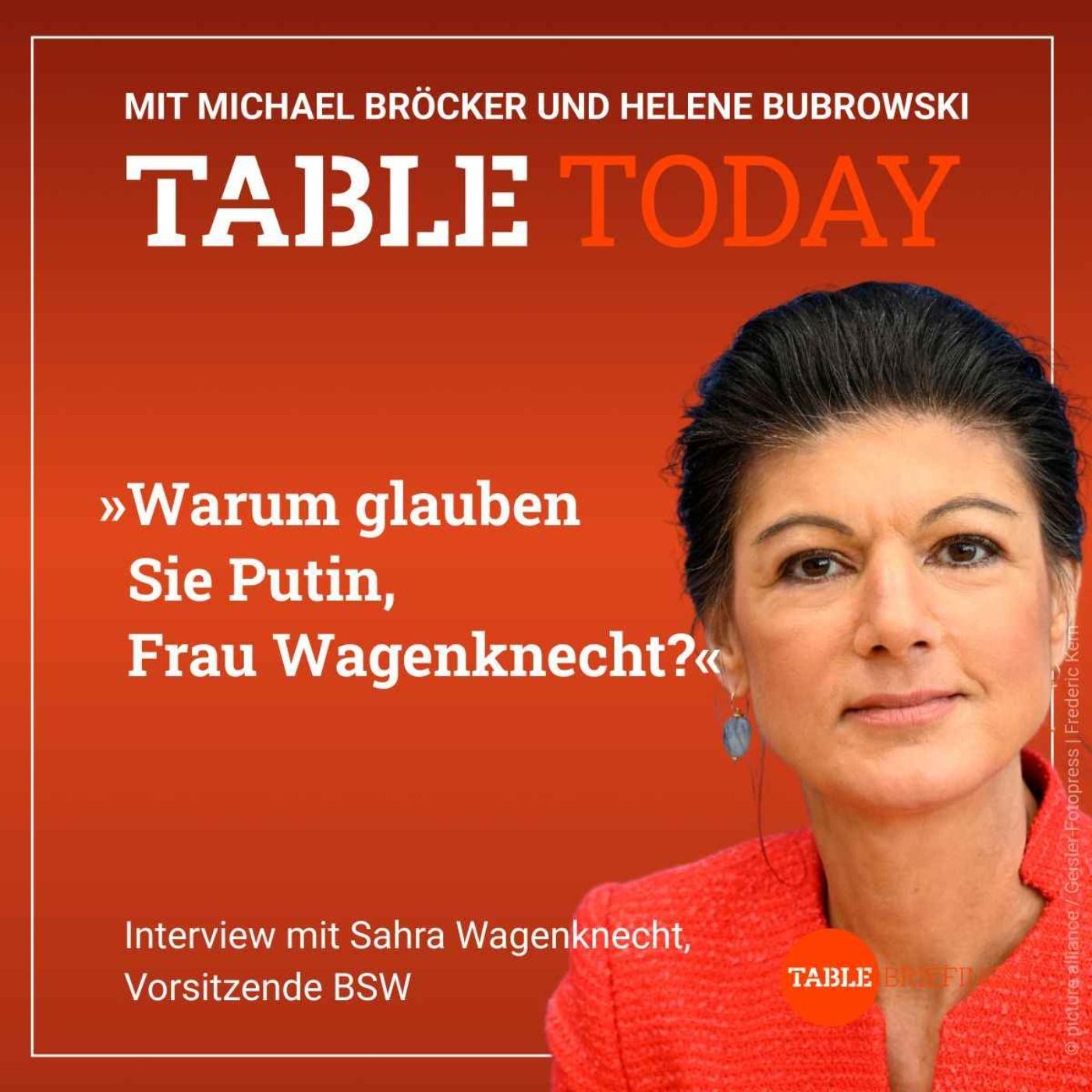 Warum glauben Sie Putin, Frau Wagenknecht?