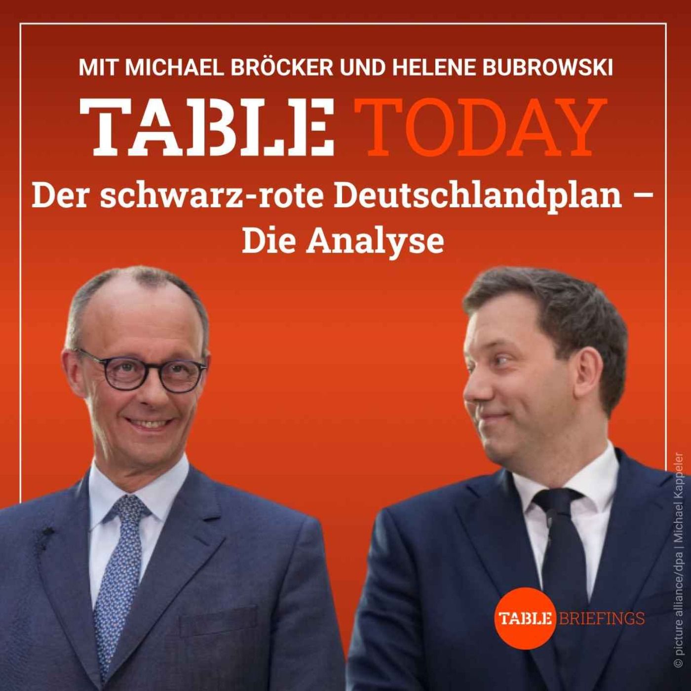 Der schwarz-rote Deutschlandplan