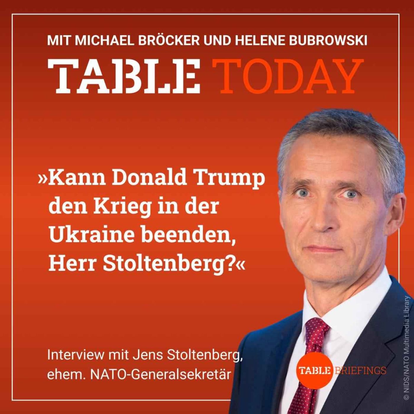 Kann Donald Trump den Krieg in der Ukraine beenden, Herr Stoltenberg?