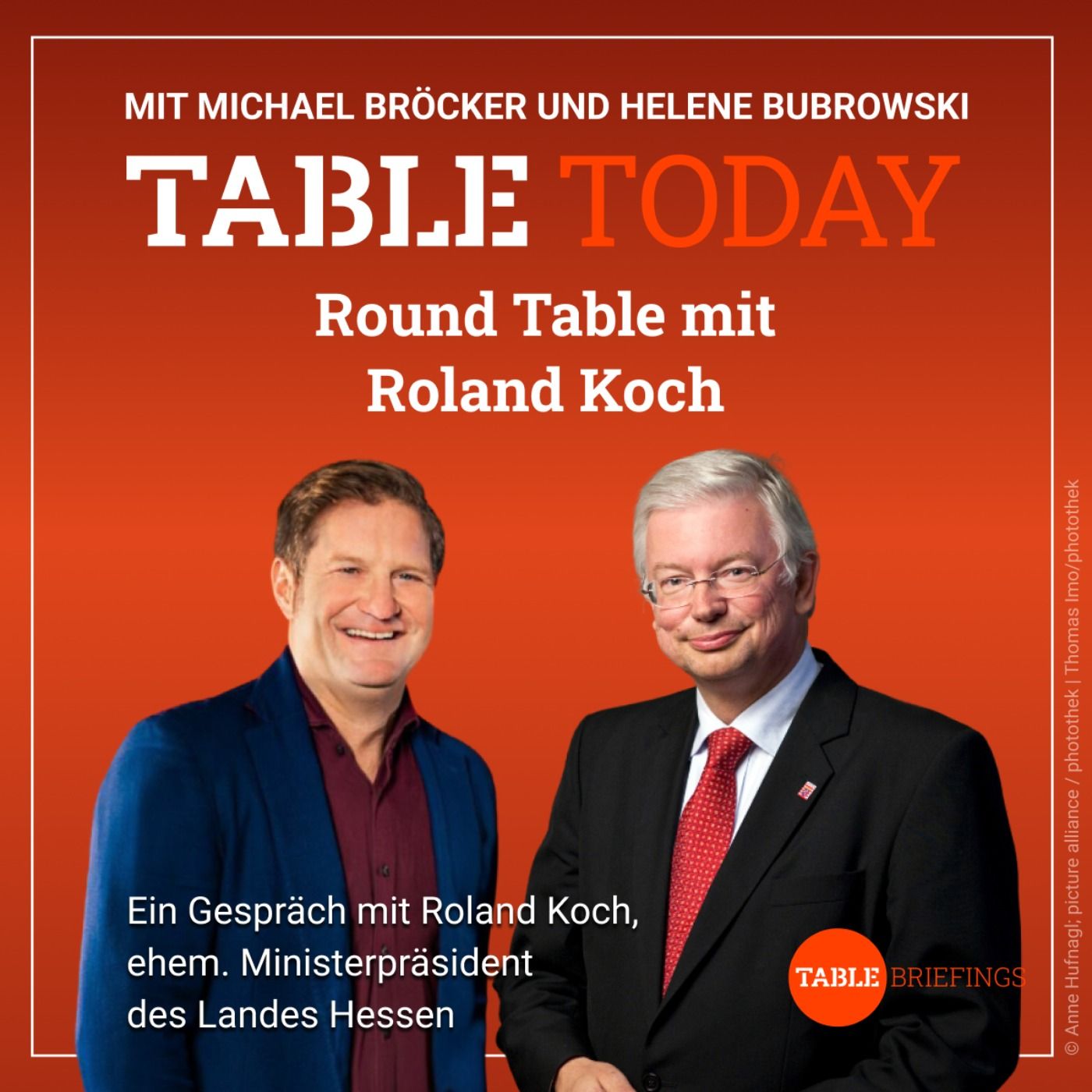 Round Table mit Roland Koch