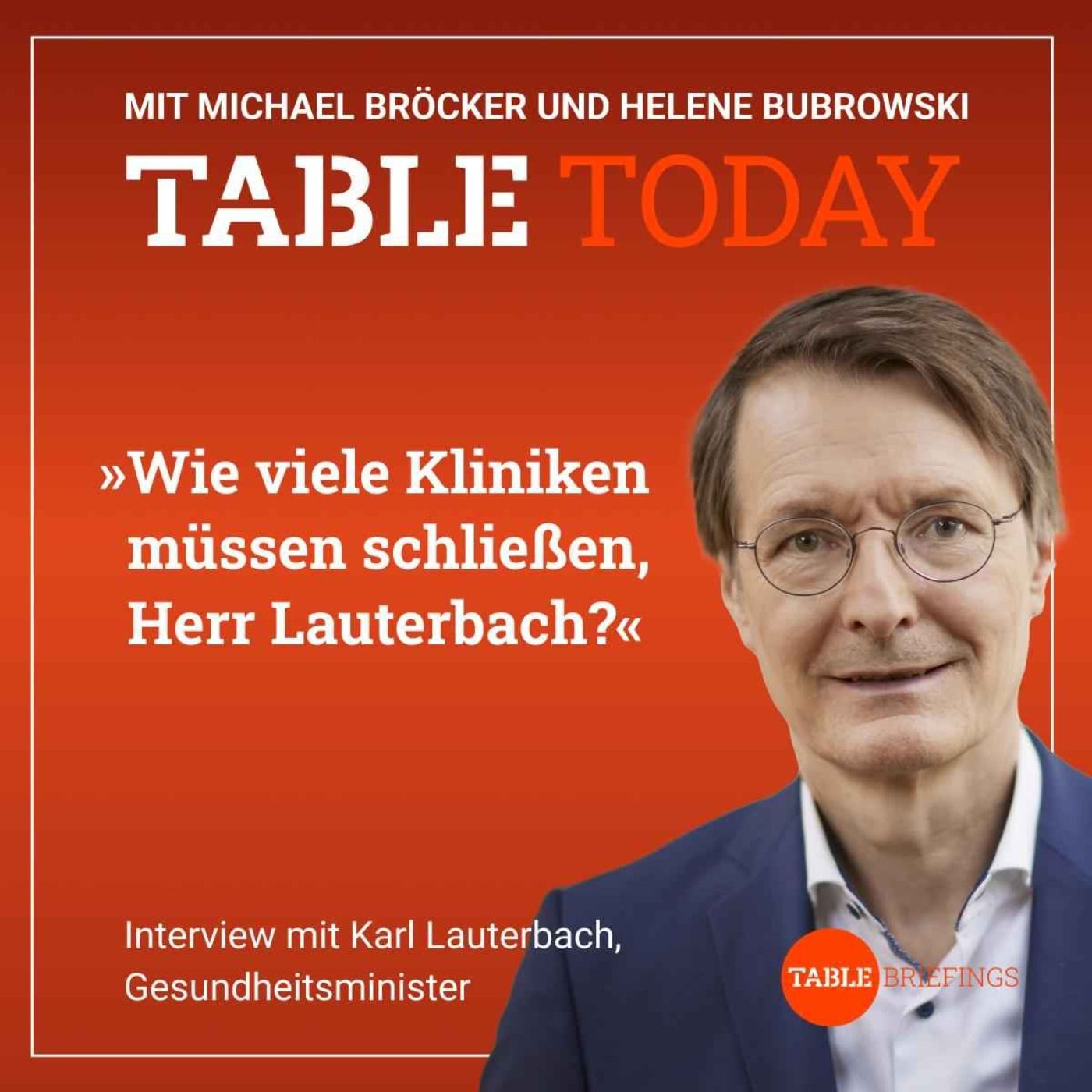 Wie viele Kliniken müssen schließen, Herr Lauterbach?