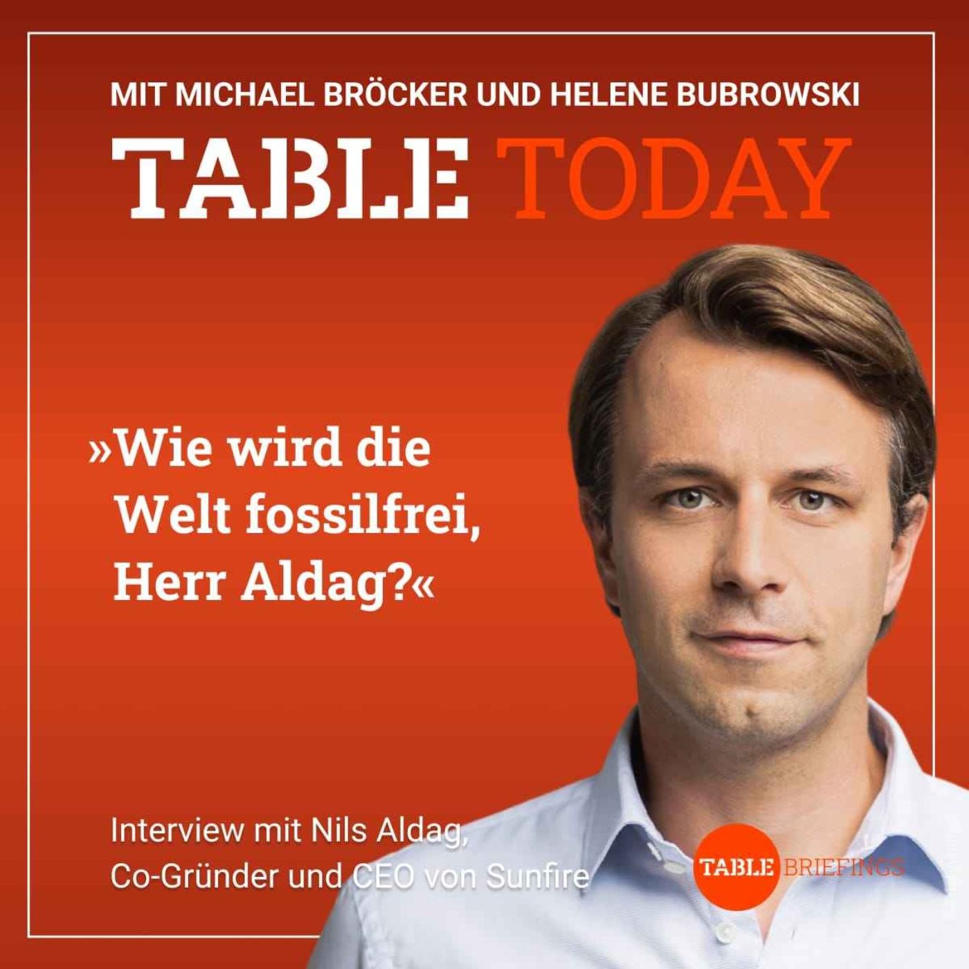 Wie wird die Welt fossilfrei, Herr Aldag?