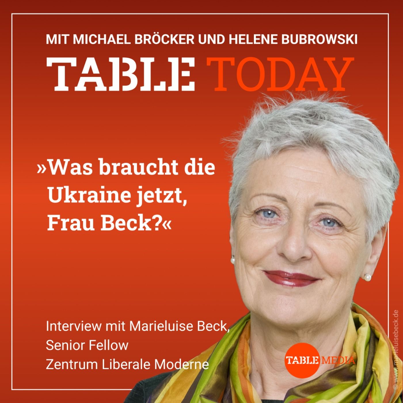 Was braucht die Ukraine jetzt, Frau Beck?