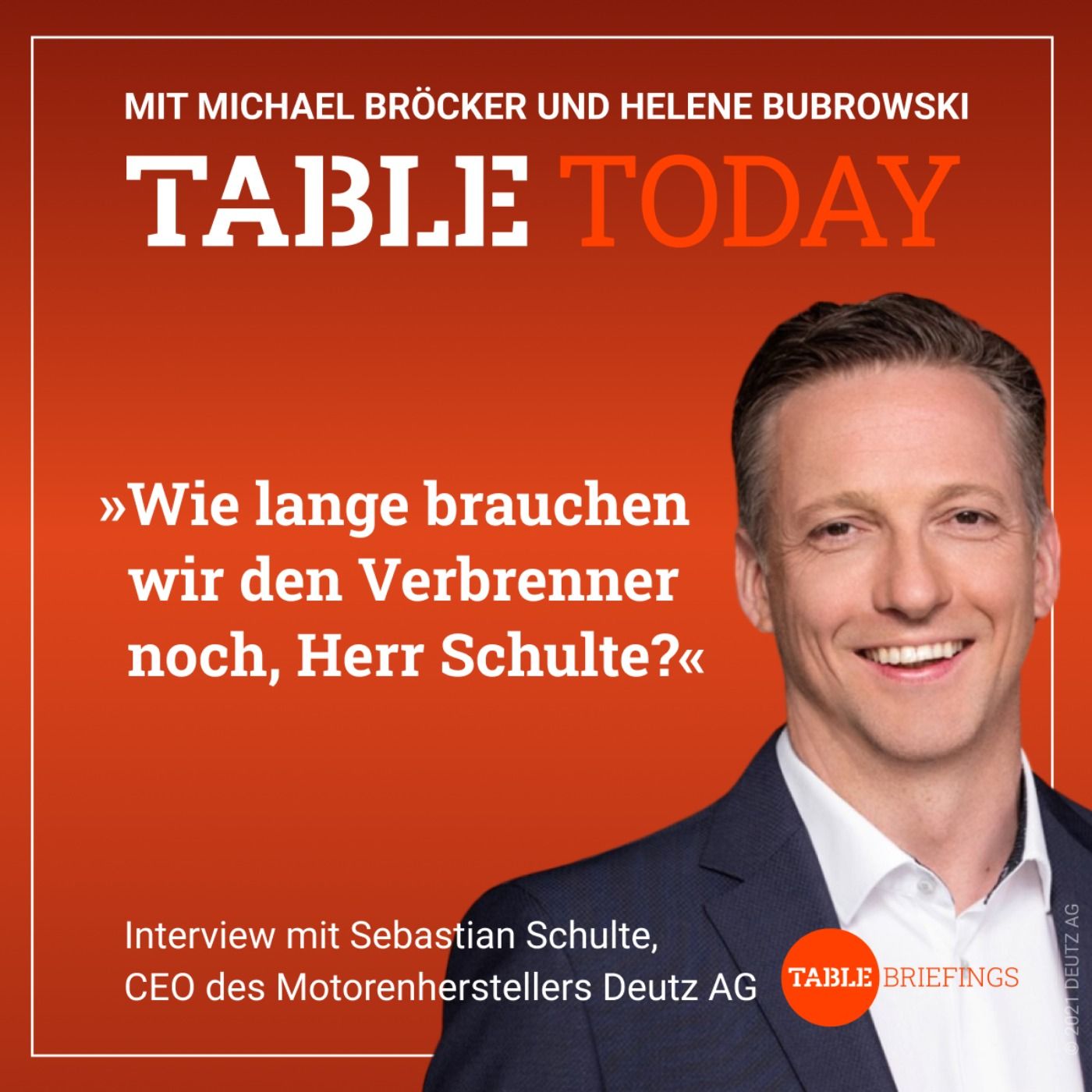 Wie lange brauchen wir den Verbrenner noch, Herr Schulte?