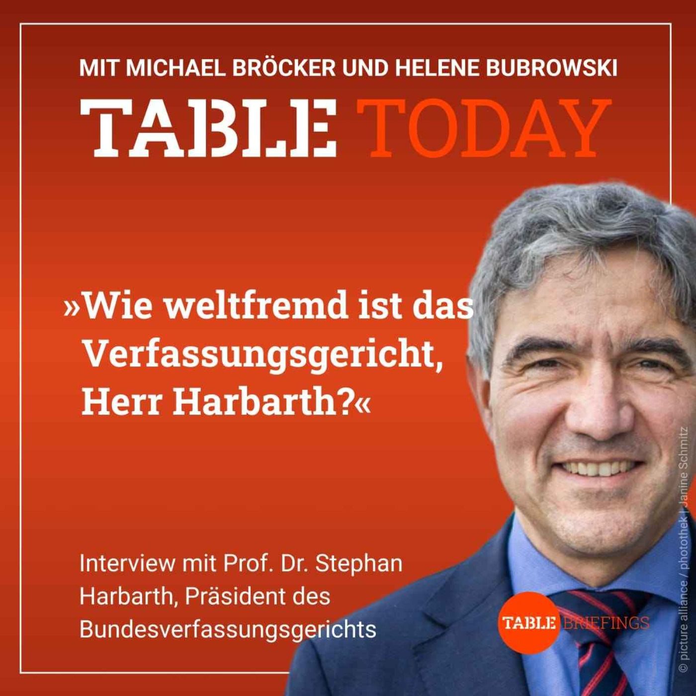 Wie weltfremd ist das Verfassungsgericht, Herr Harbarth?