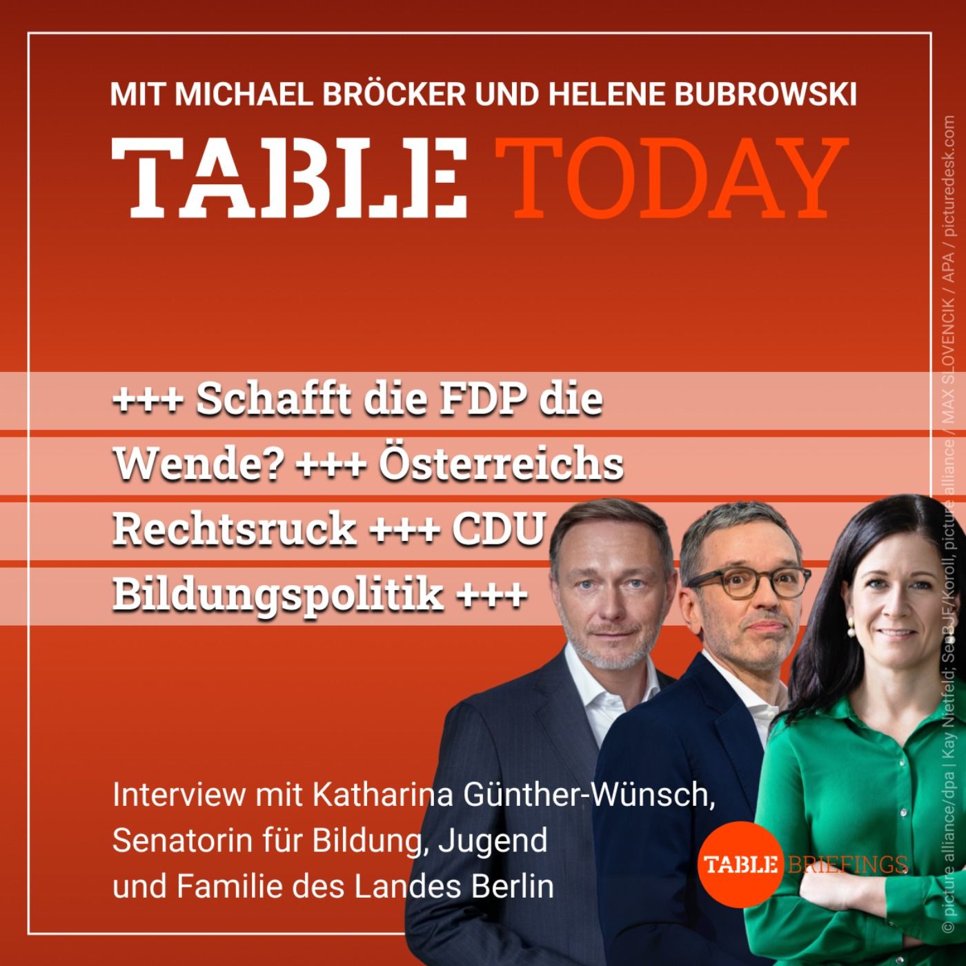 ++Schafft die FDP die Wende?++Österreichs Rechtsruck++CDU-Bildungspolitik++