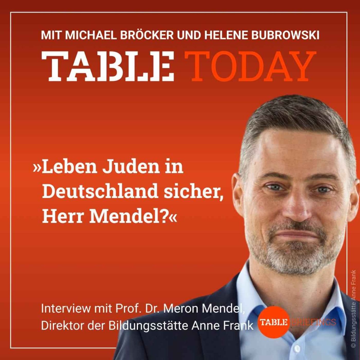 Leben Juden in Deutschland sicher, Herr Mendel?