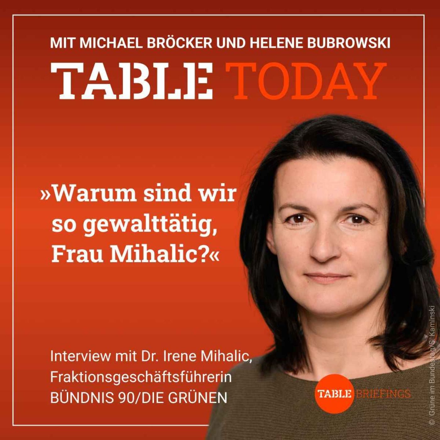 Warum sind wir so gewalttätig, Frau Mihalic?