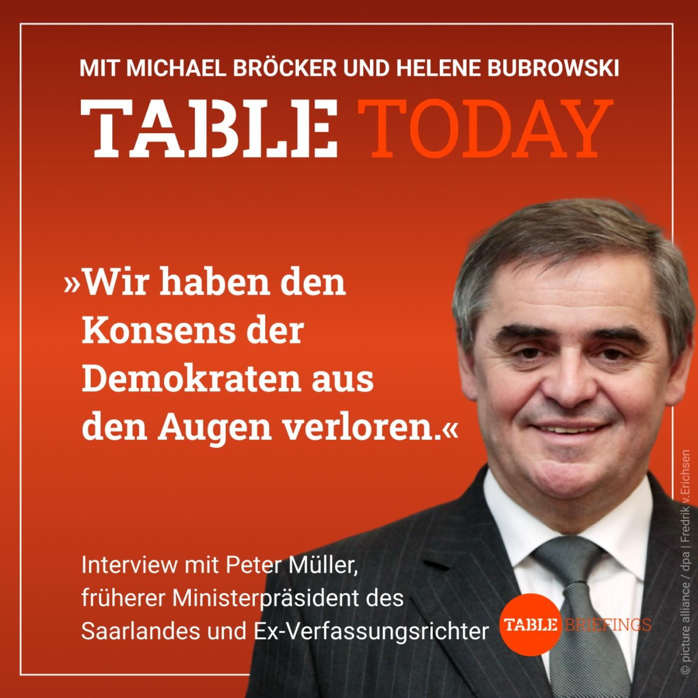 "Wir haben den Konsens der Demokraten aus den Augen verloren"