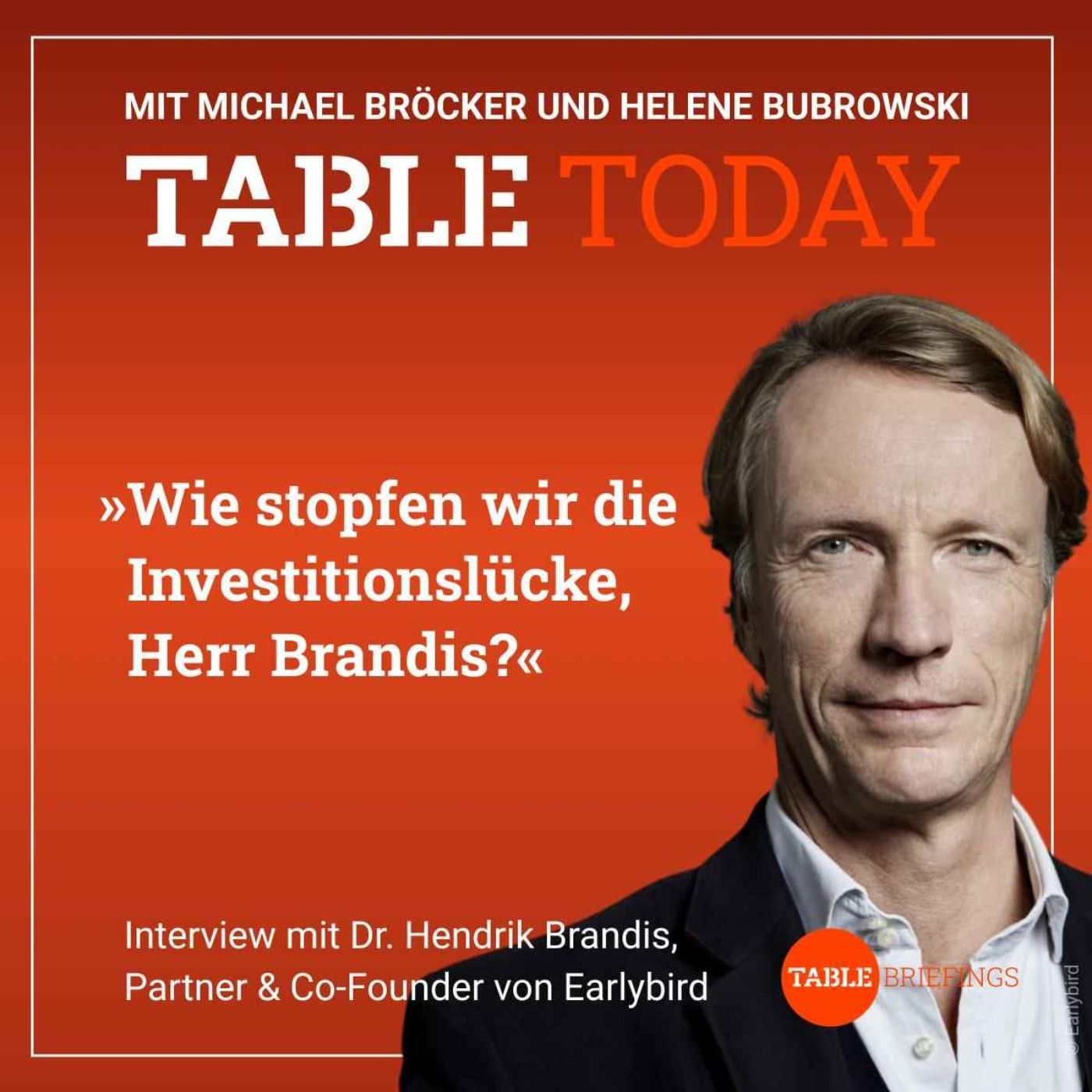 Wie stopfen wir die Investitionslücke, Herr Brandis?