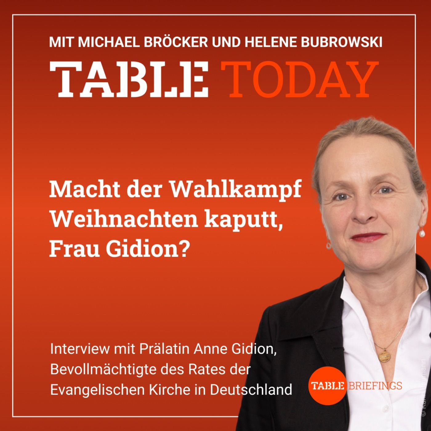 Macht der Wahlkampf Weihnachten kaputt, Frau Gidion?