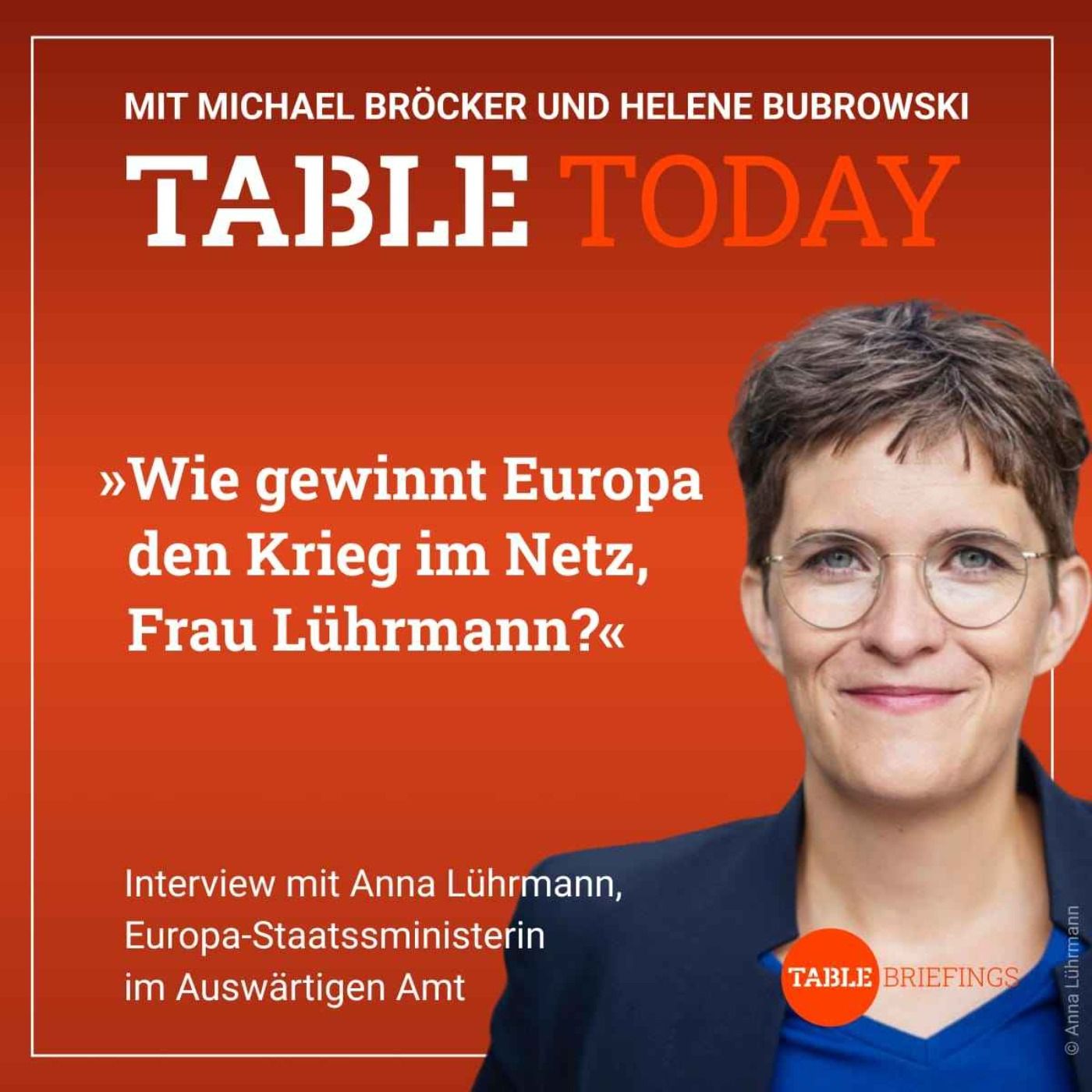 Wie gewinnt Europa den Krieg im Netz, Frau Lührmann?