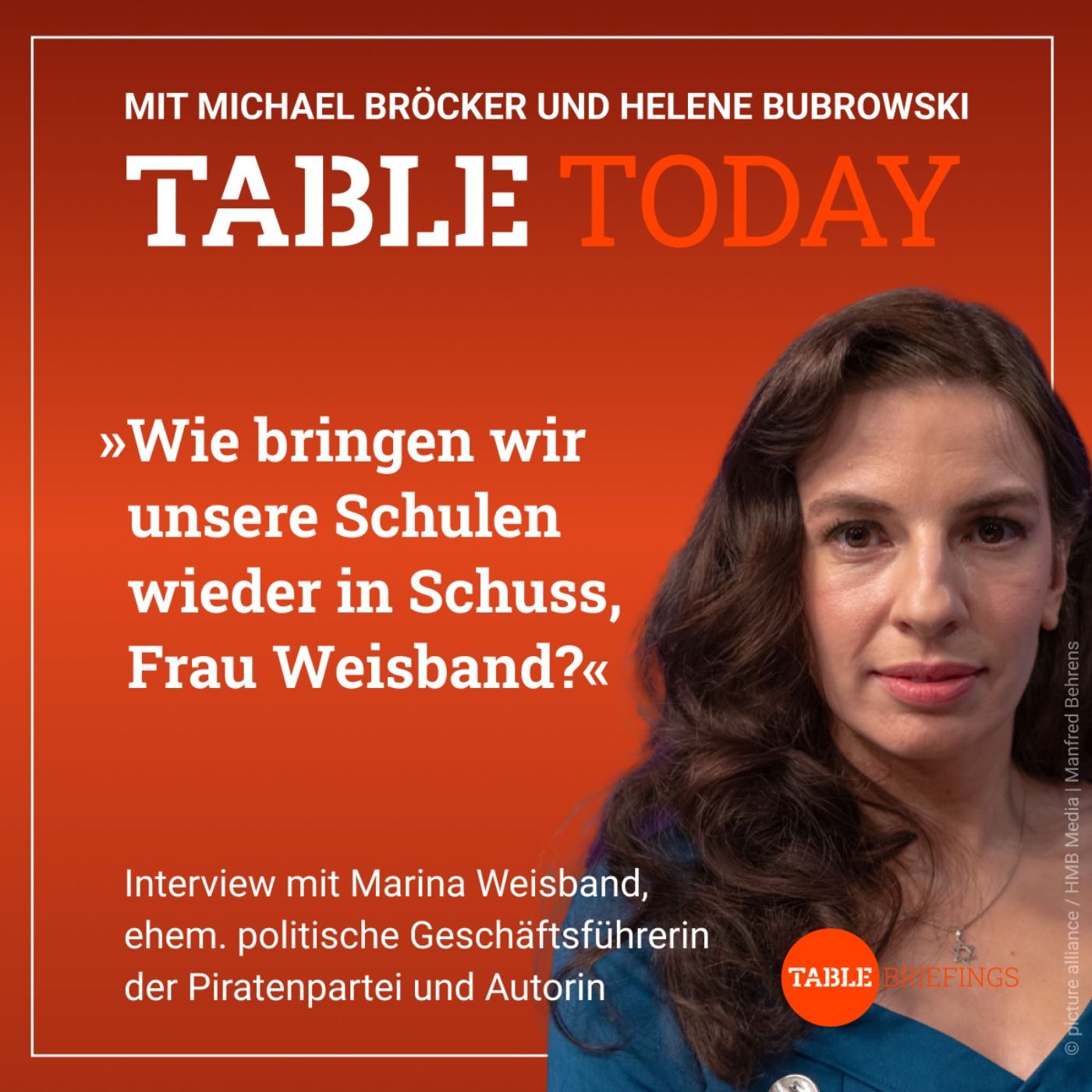 Wie bringen wir unsere Schulen wieder in Schuss, Frau Weisband?