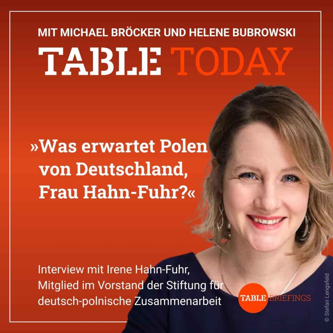 Was erwartet Polen von Deutschland, Frau Hahn-Fuhr?