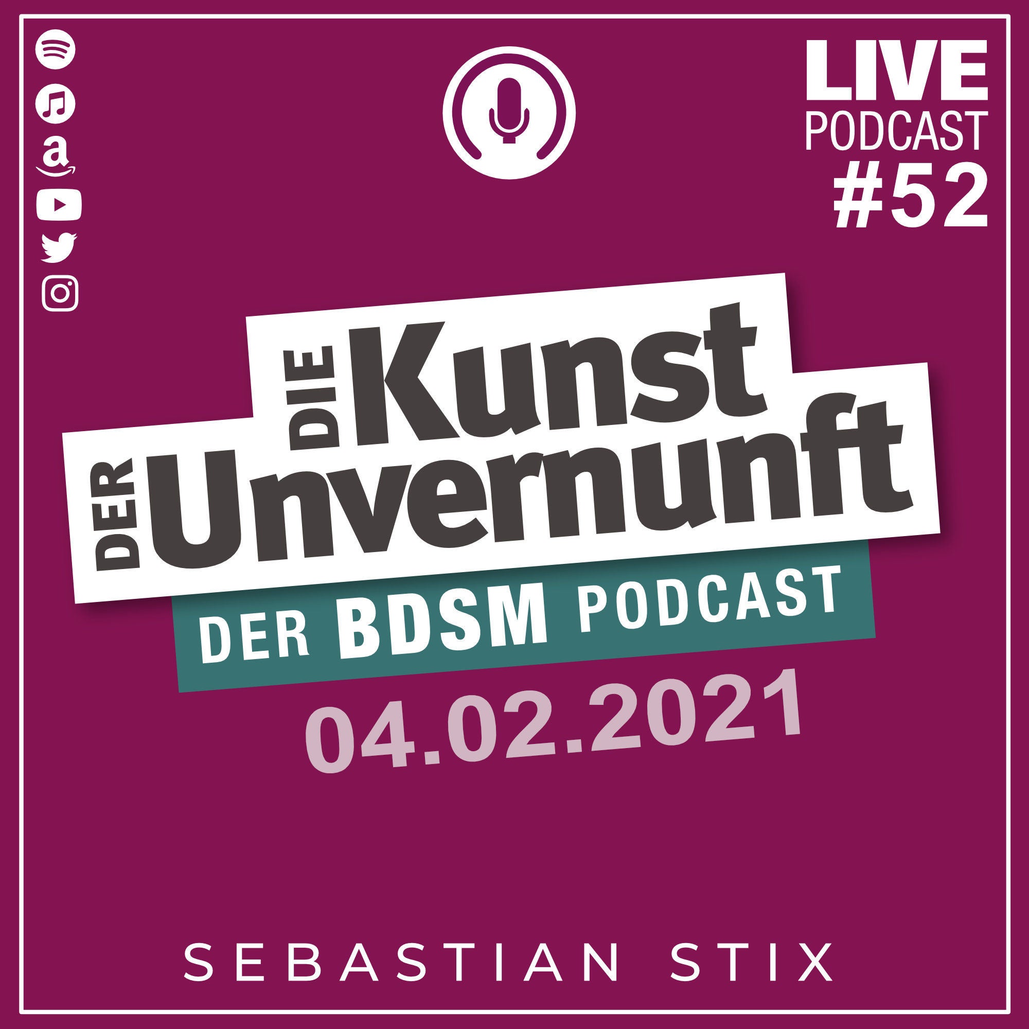 Unvernunft Live 04.02.2021 - Zartbitter-Herrenabend