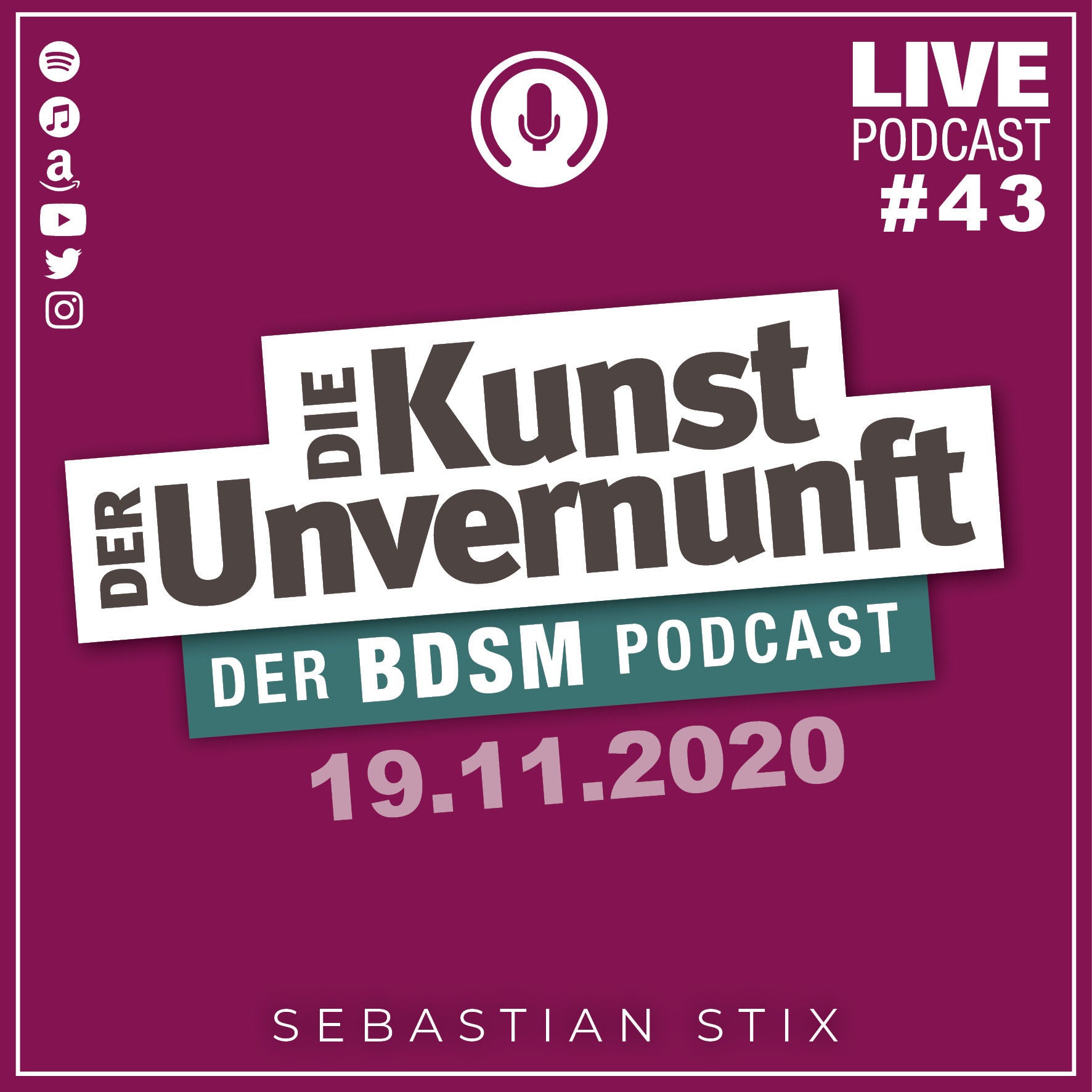 Unvernunft Live 19.11.20 - Podcast-Upgrade 2020
