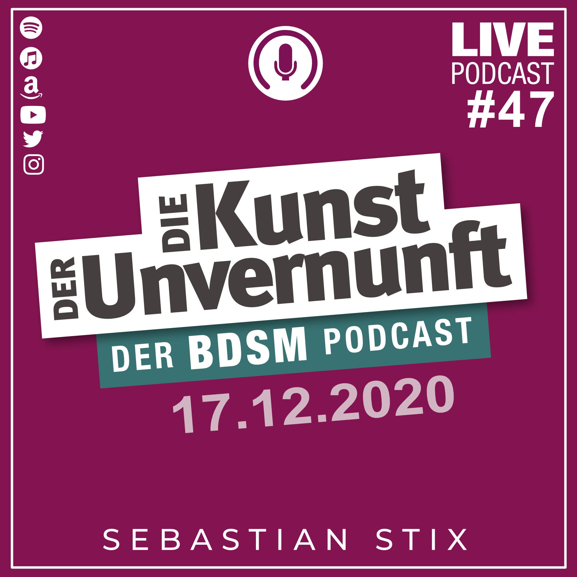 Unvernunft Live 17.12.2020 - Gay-BDSM & Jahresendrituale