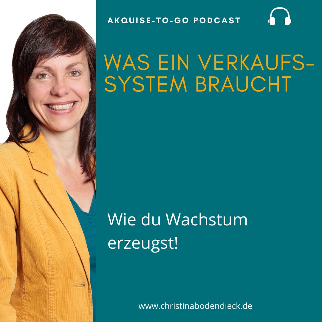 #100 Was ein Verkaufssystem braucht