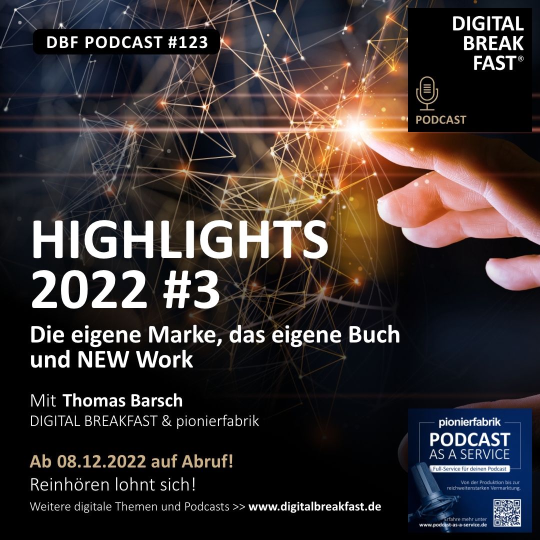 EP 123 I Highlights 2022 | Teil 3 | Die eigene Marke, das eigene Buch und NEW Work